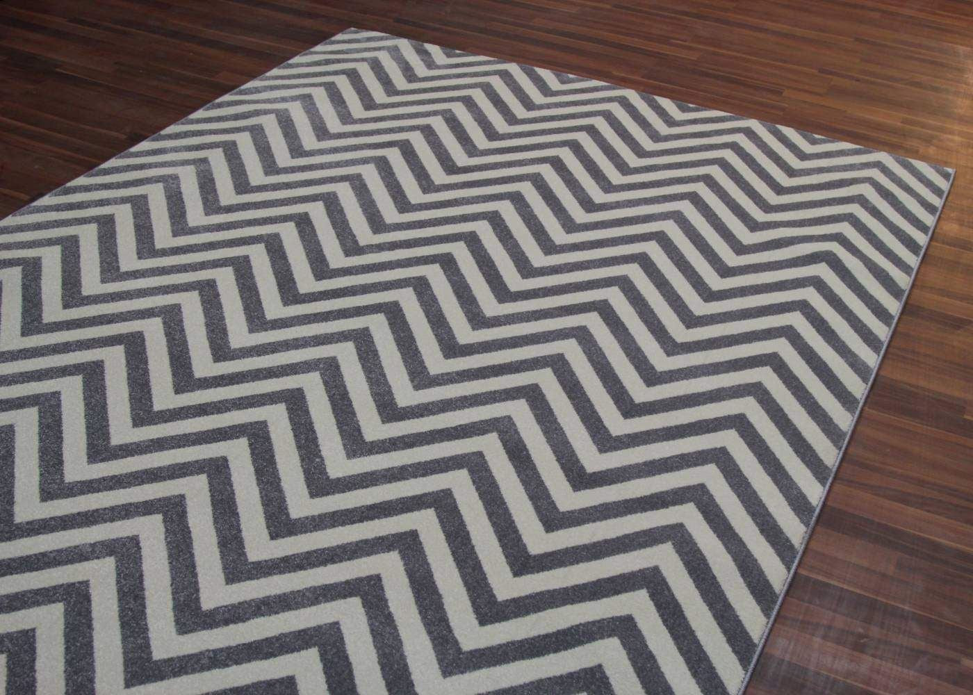 Chevron Gray Rug