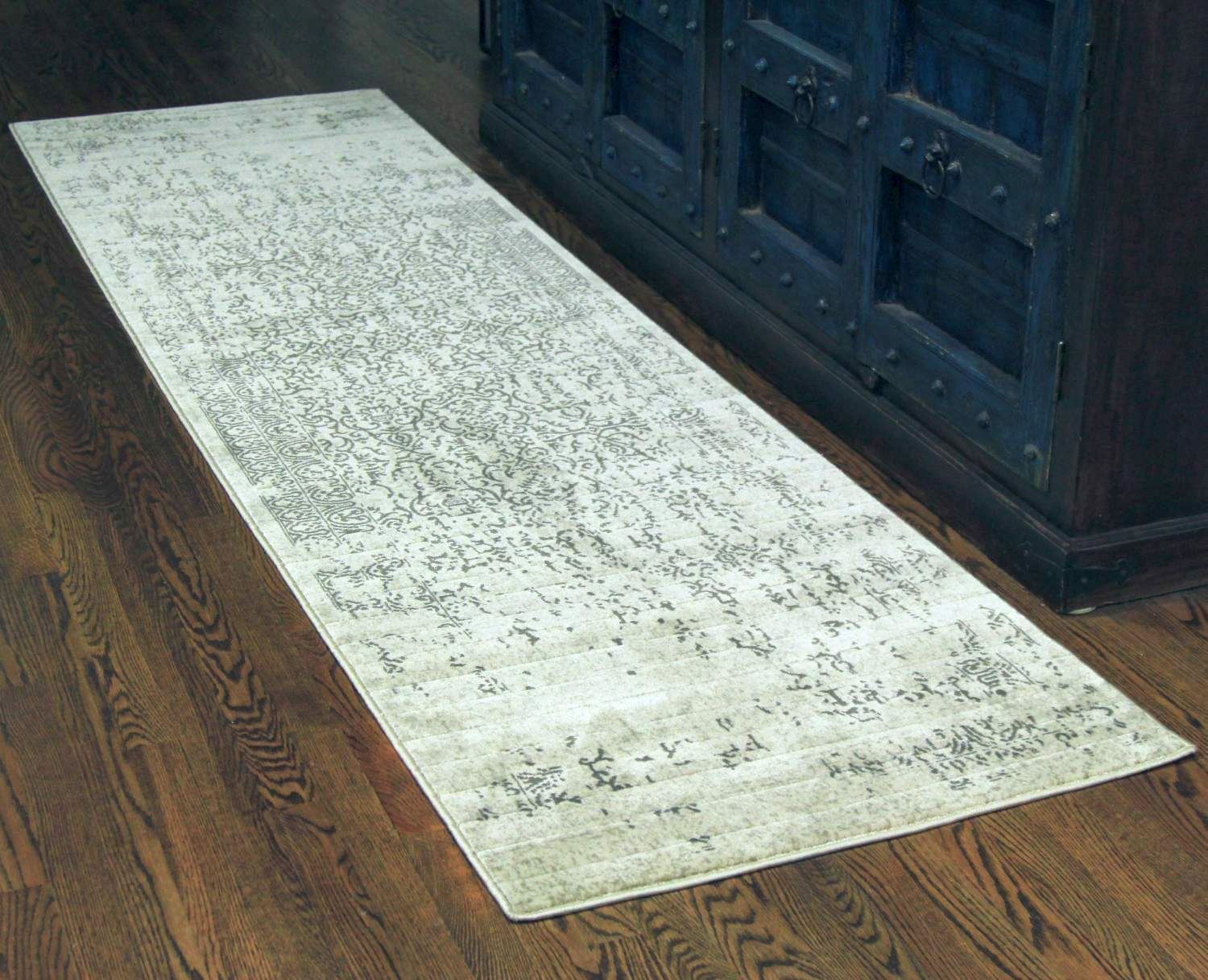 Pacific Turkish Distressed Rug with Subtle Light Gray