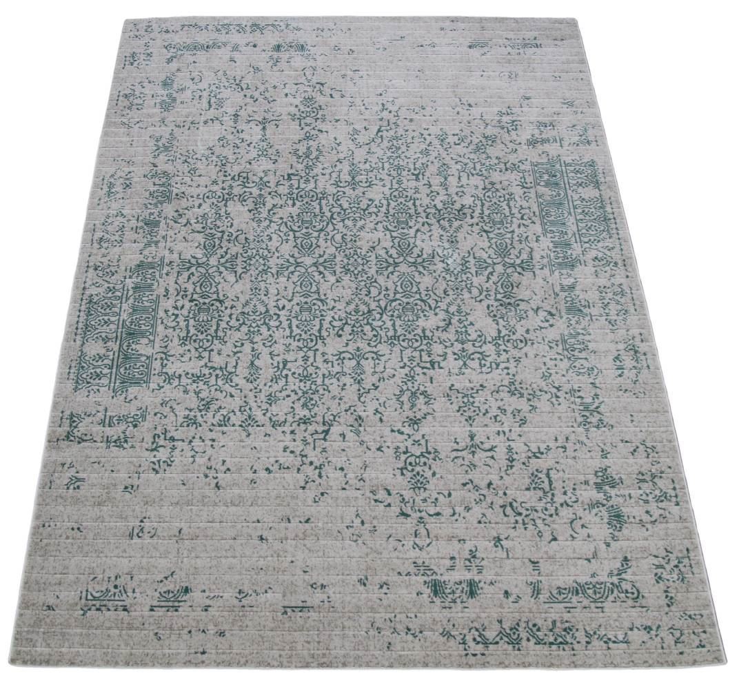 Pacific Turkish Distressed Teal Rug