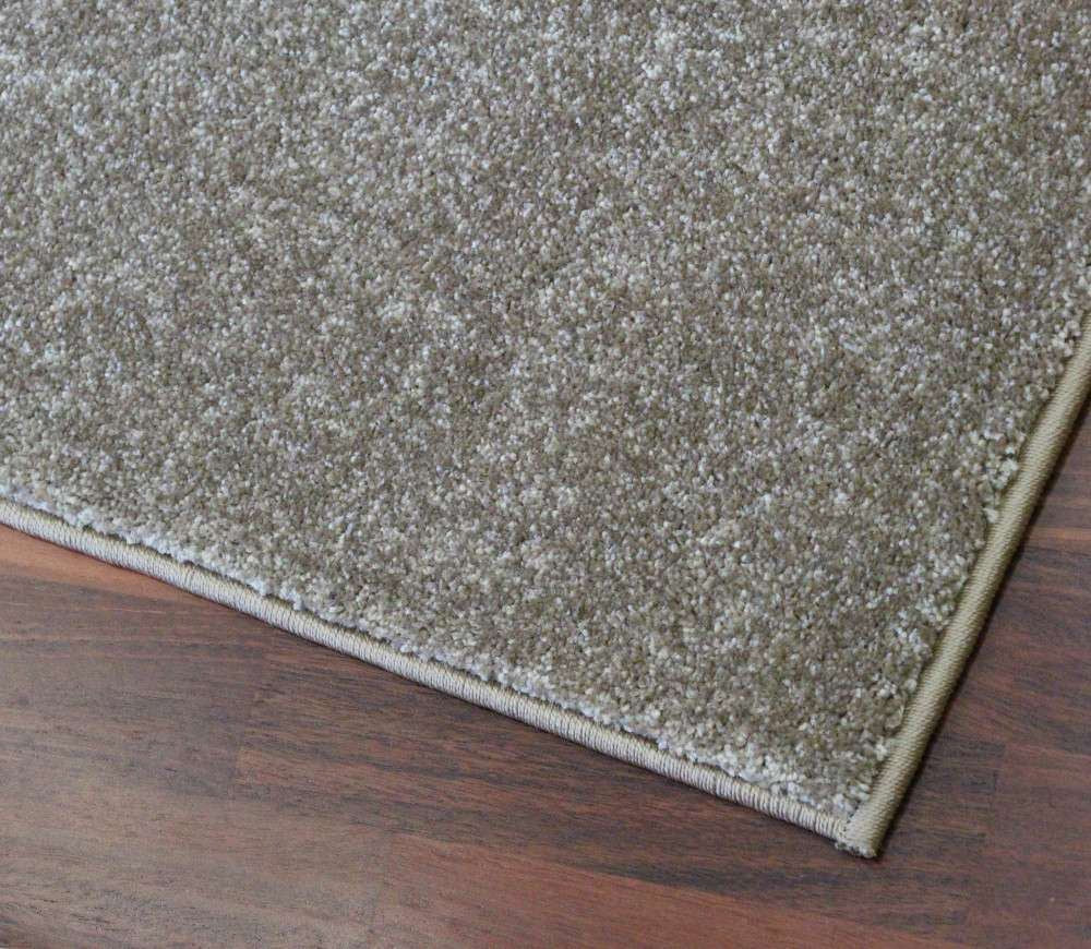 Geometric Checker Brown Rug
