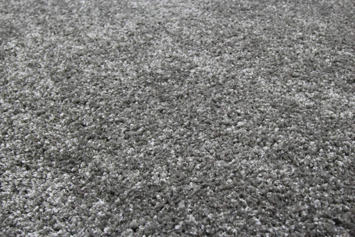 Shag Rug Solid Gray