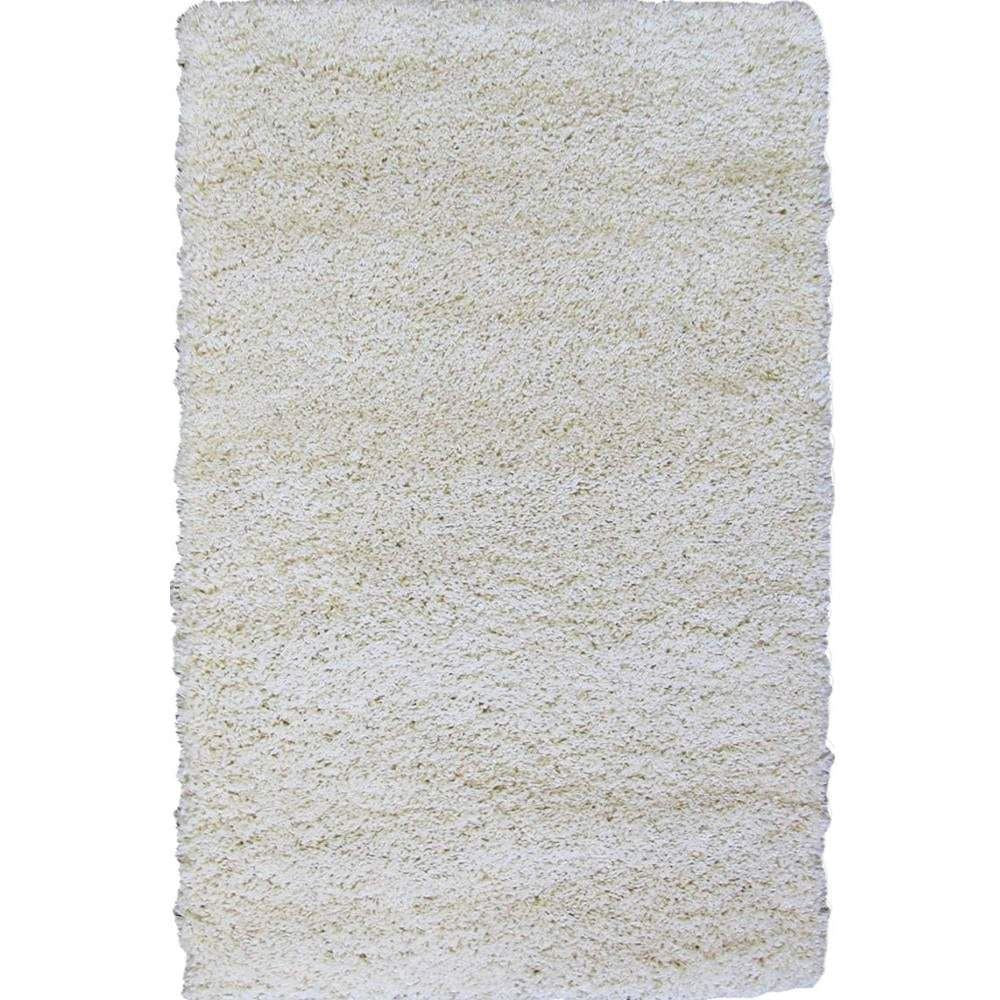 Shag Rug Solid Ivory