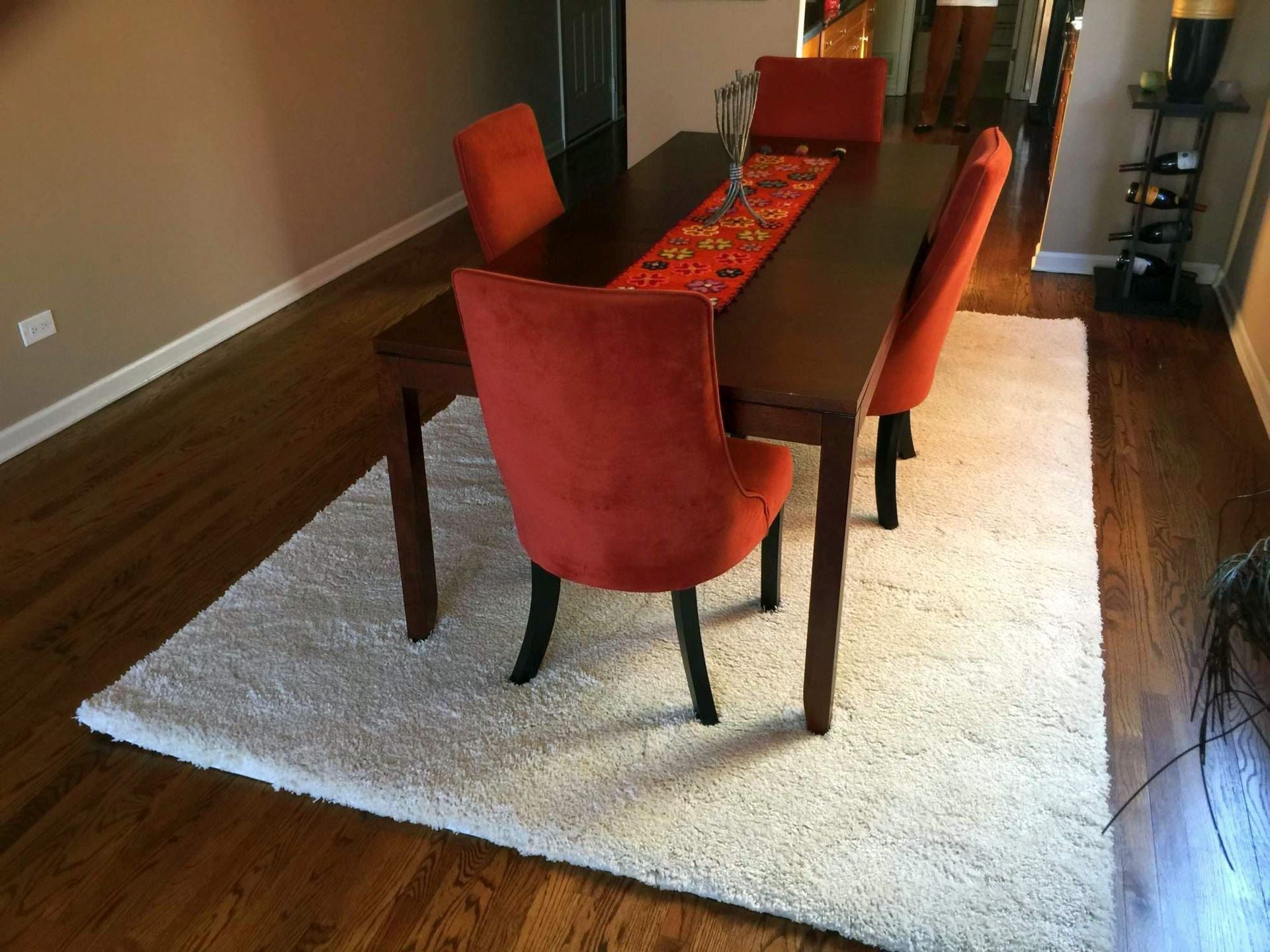Shag Rug Solid Ivory