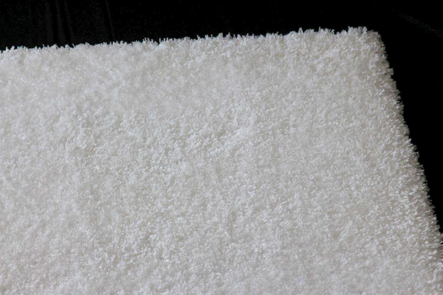 Shag Rug Solid White