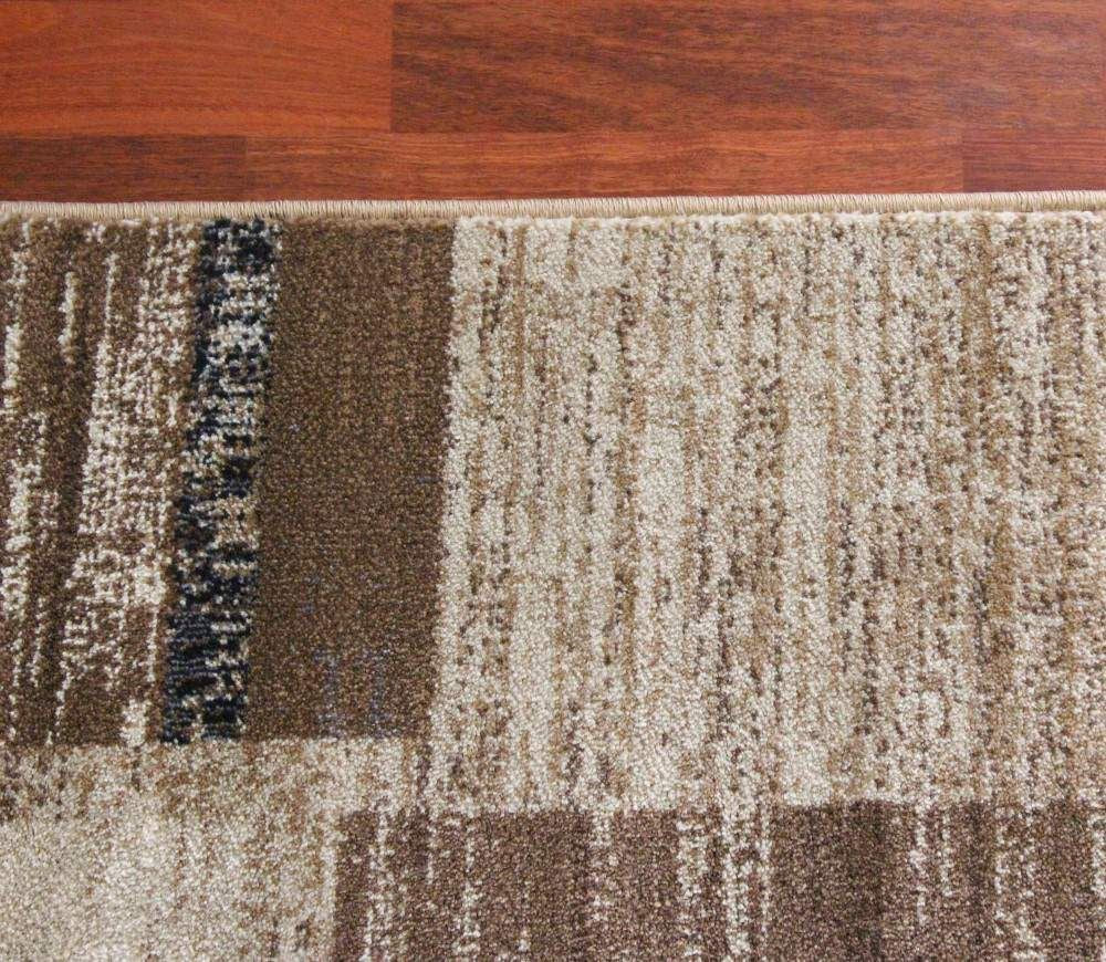 Versatile Neutral Brown Rug