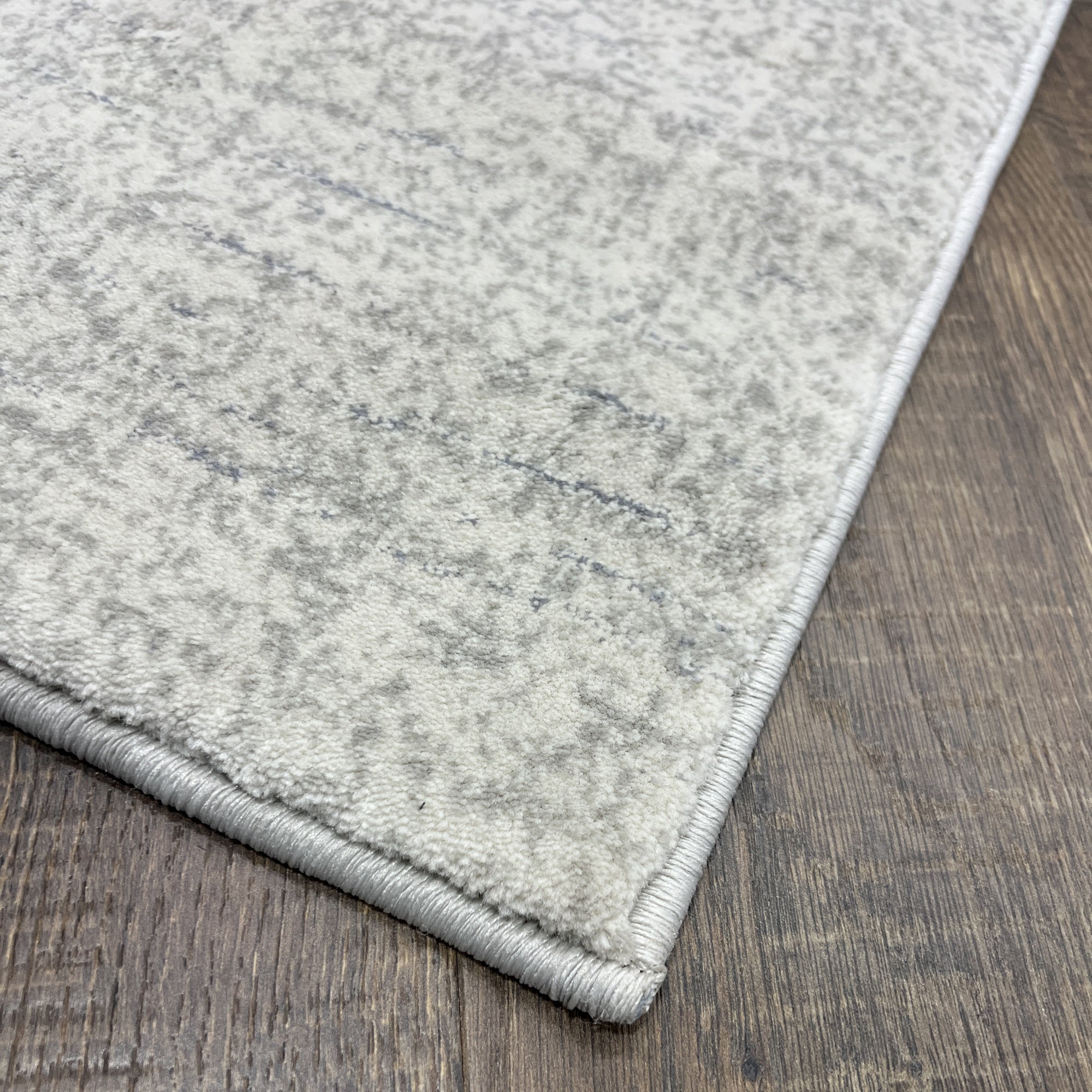 Davinci Shimmer Striped Elegant Gray Rug