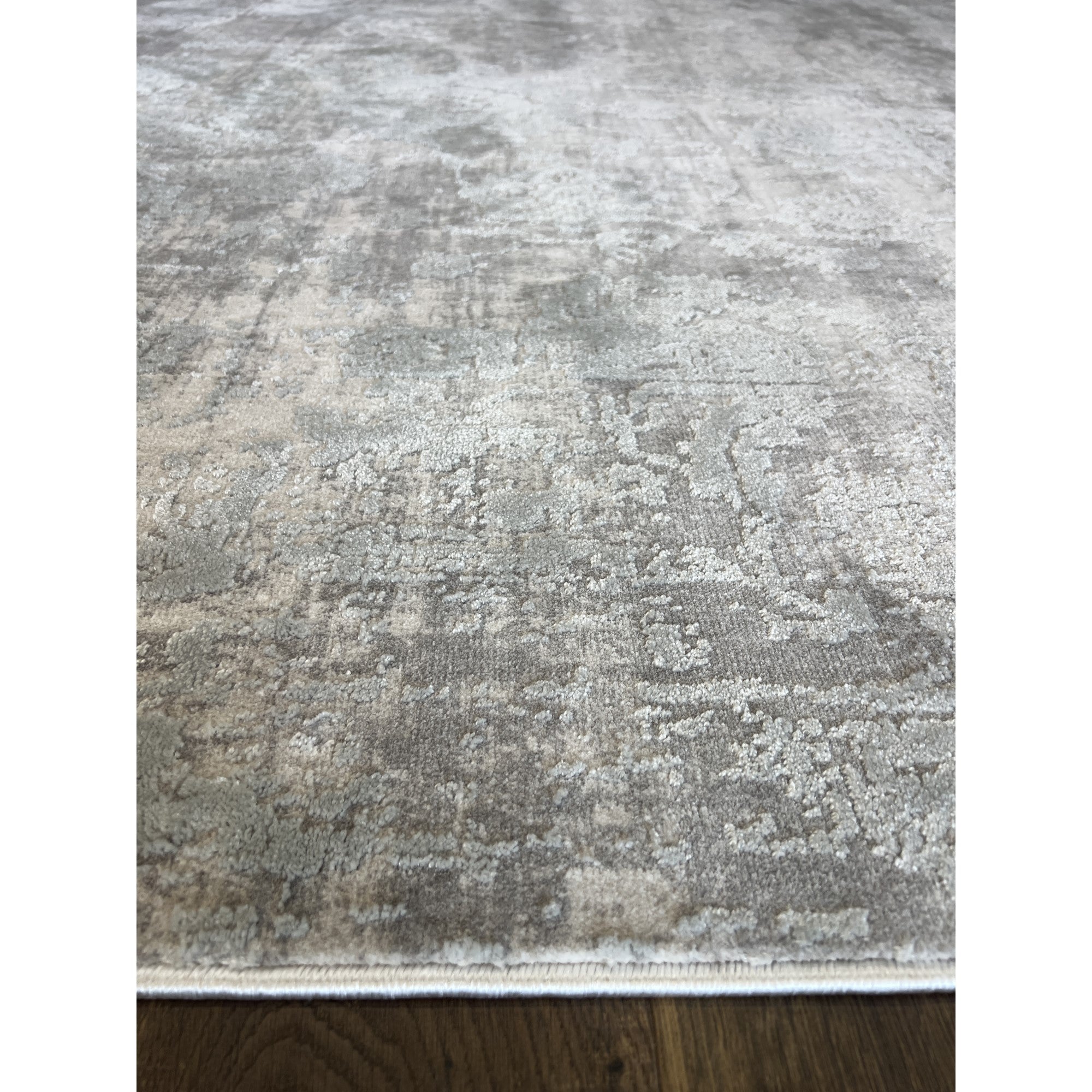 Exquisite Silver, Gray Oushak Rug