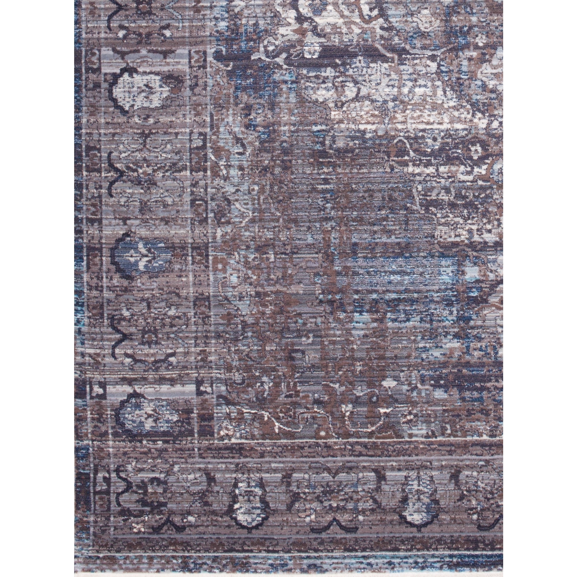 Picasso Blue Distressed Rug