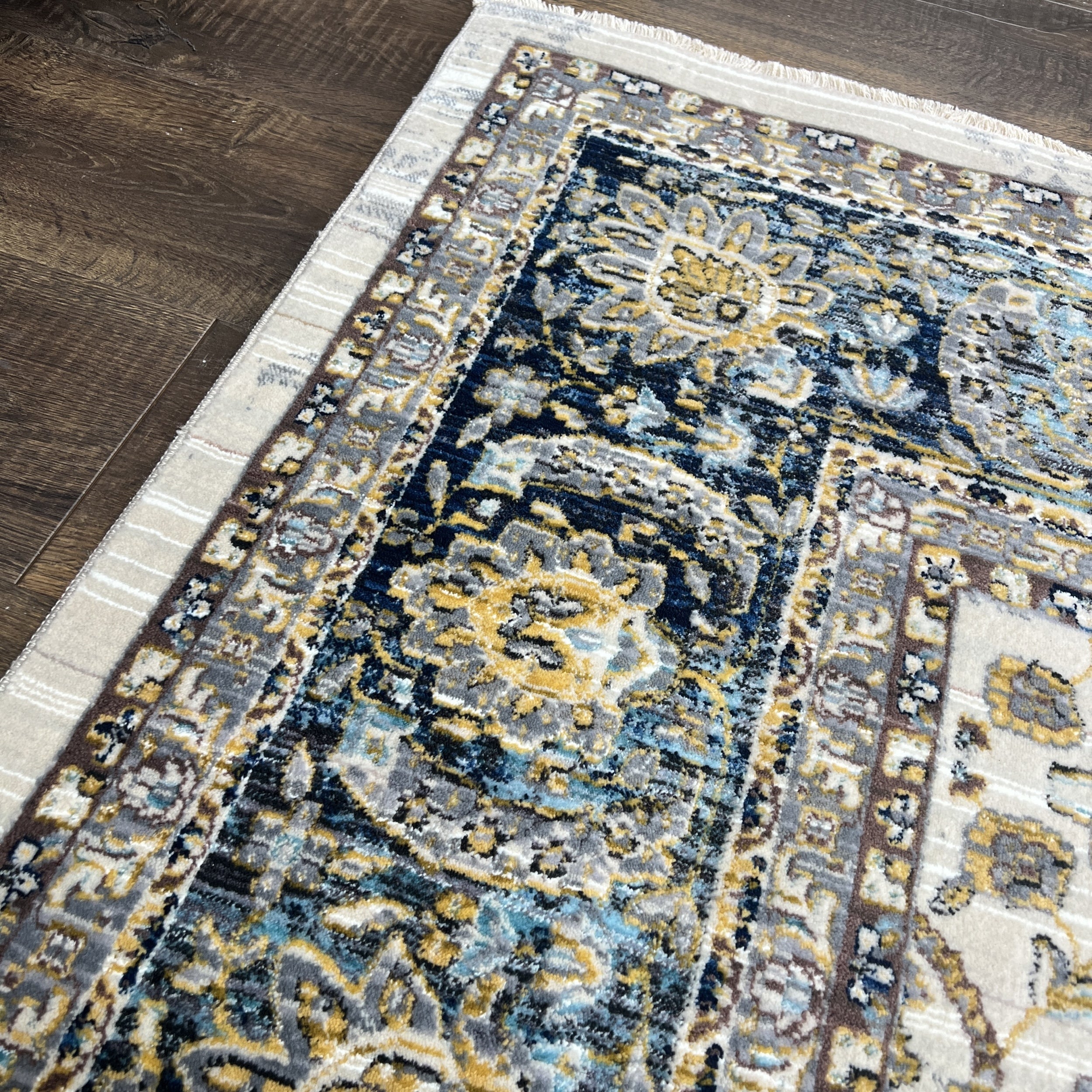 Picasso Vintage Cream Gold Oushak Rug
