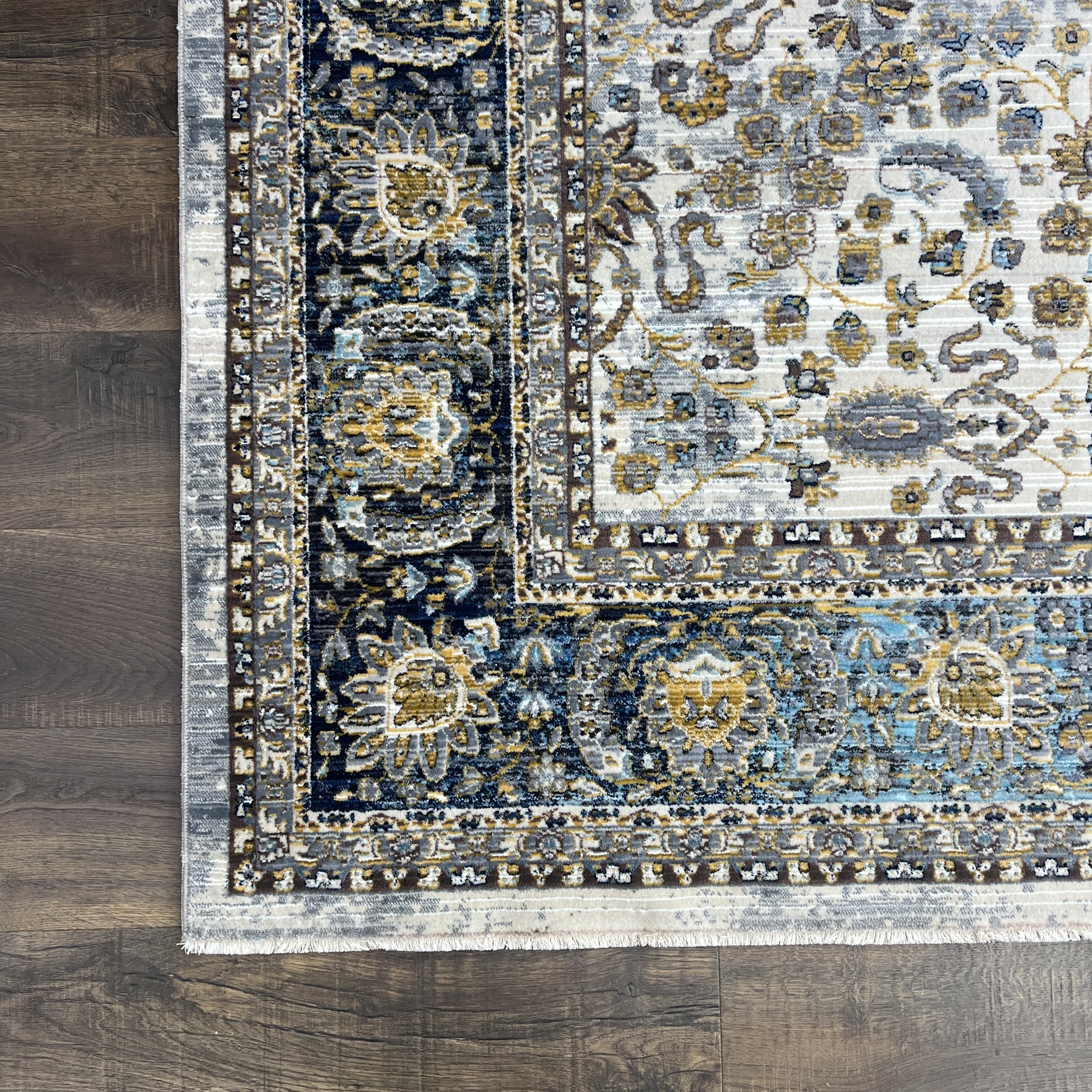 Picasso Vintage Cream Gold Oushak Rug