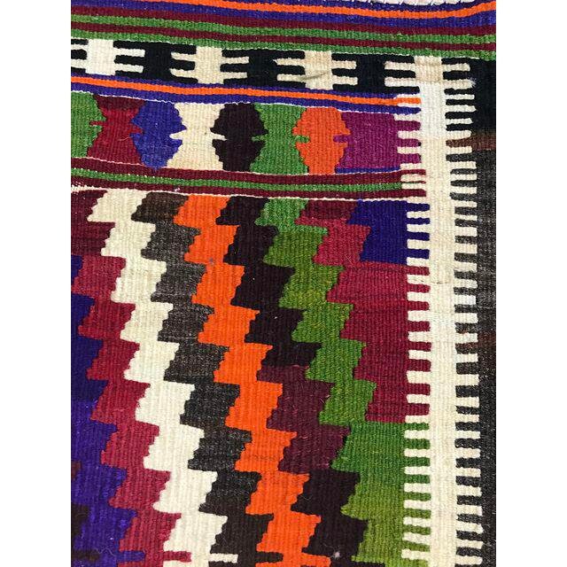 3X5 Turkish Handmade Wool Kilim Rug- 2'8'' x 4'5''