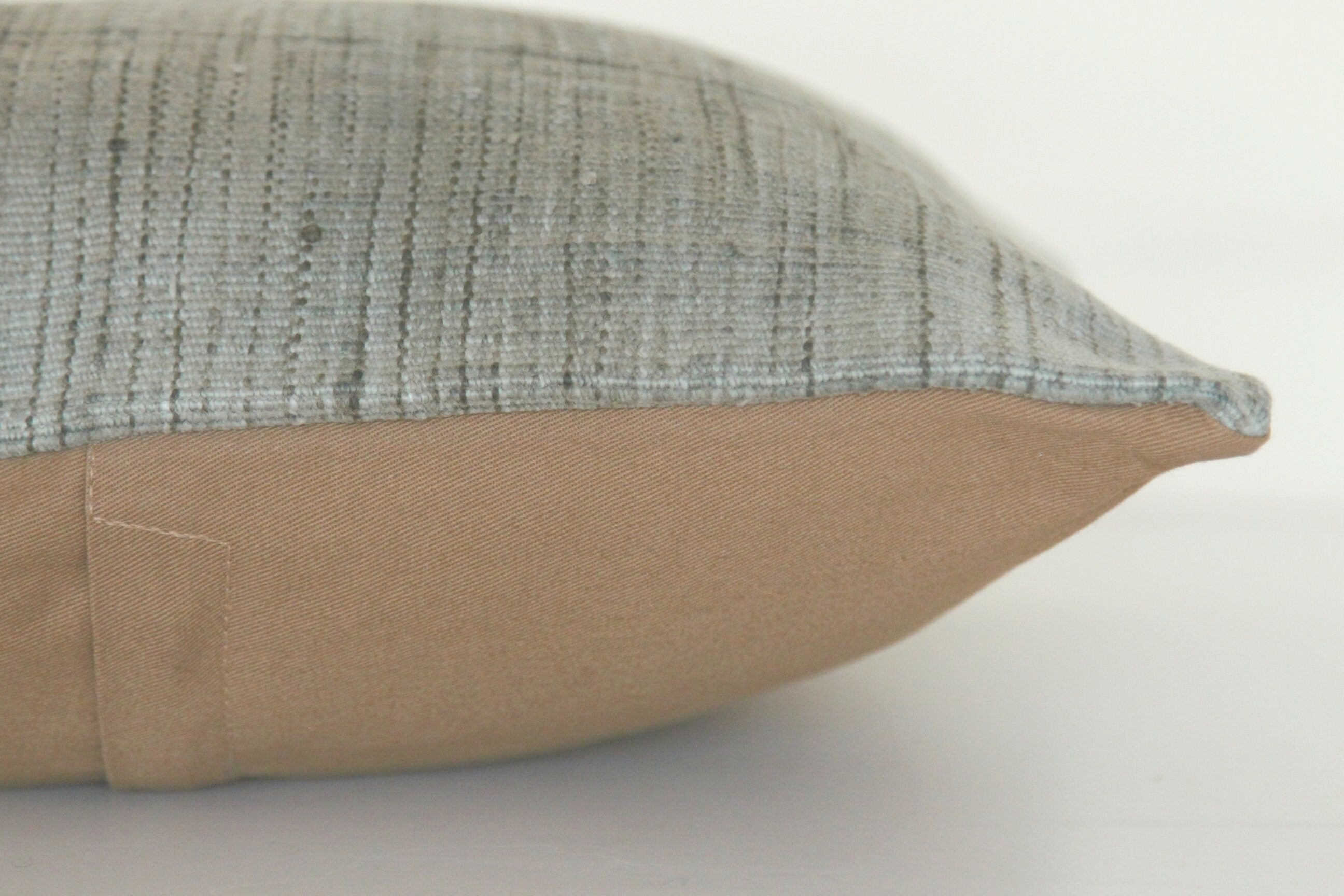 Vintage Hand Knotted Wool Kilim Pillow: 18x18 Couch Cushion