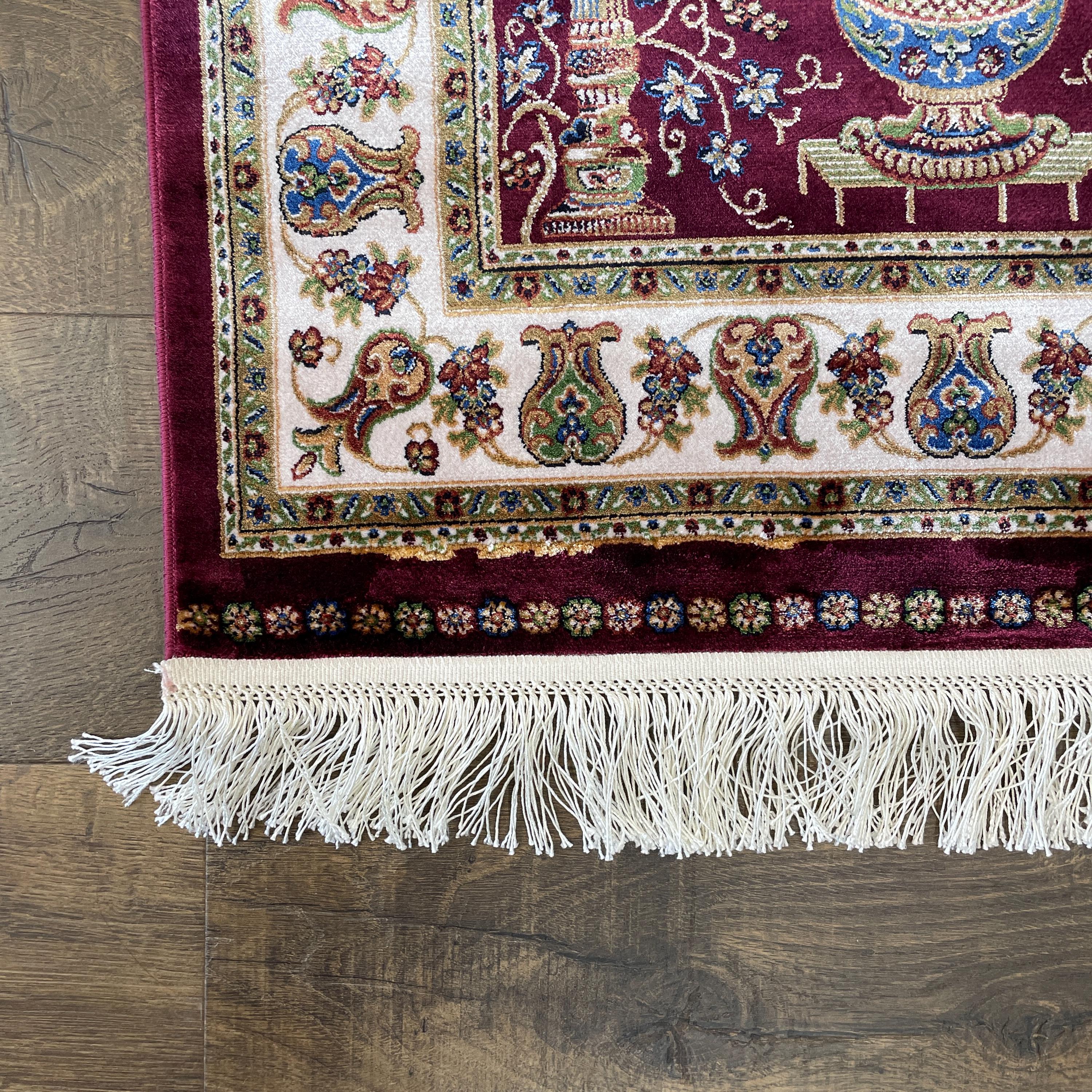 2'2"x4'3" Modal Silk Rug: Eco-Friendly Accent Rug