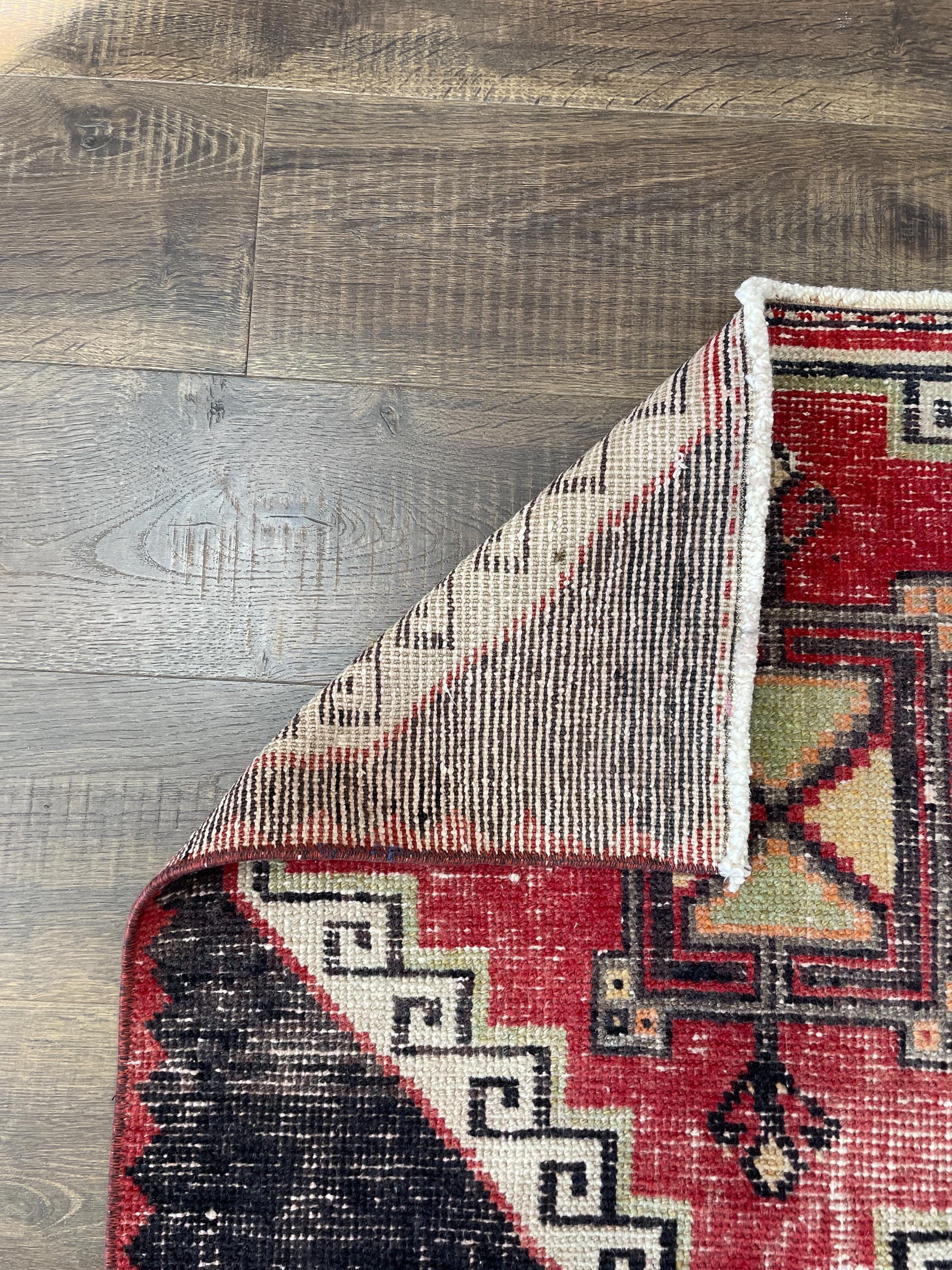 Turkish Runner Rug 2'6"x10'8" | Handmade Wool Rug
