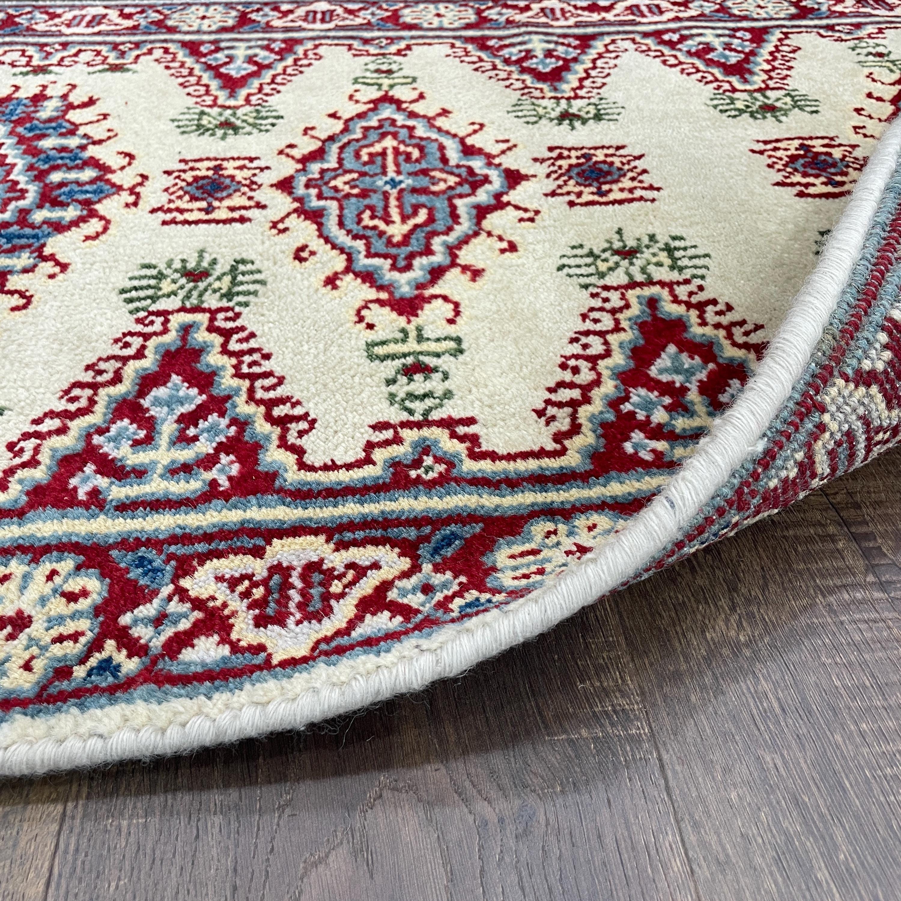 Handmade Wool Runner Rug: Vintage Turkish Hallway Rug (2'6" x 7'9")