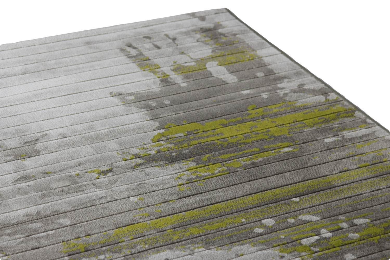 Pacific Abstract Art Green Rug