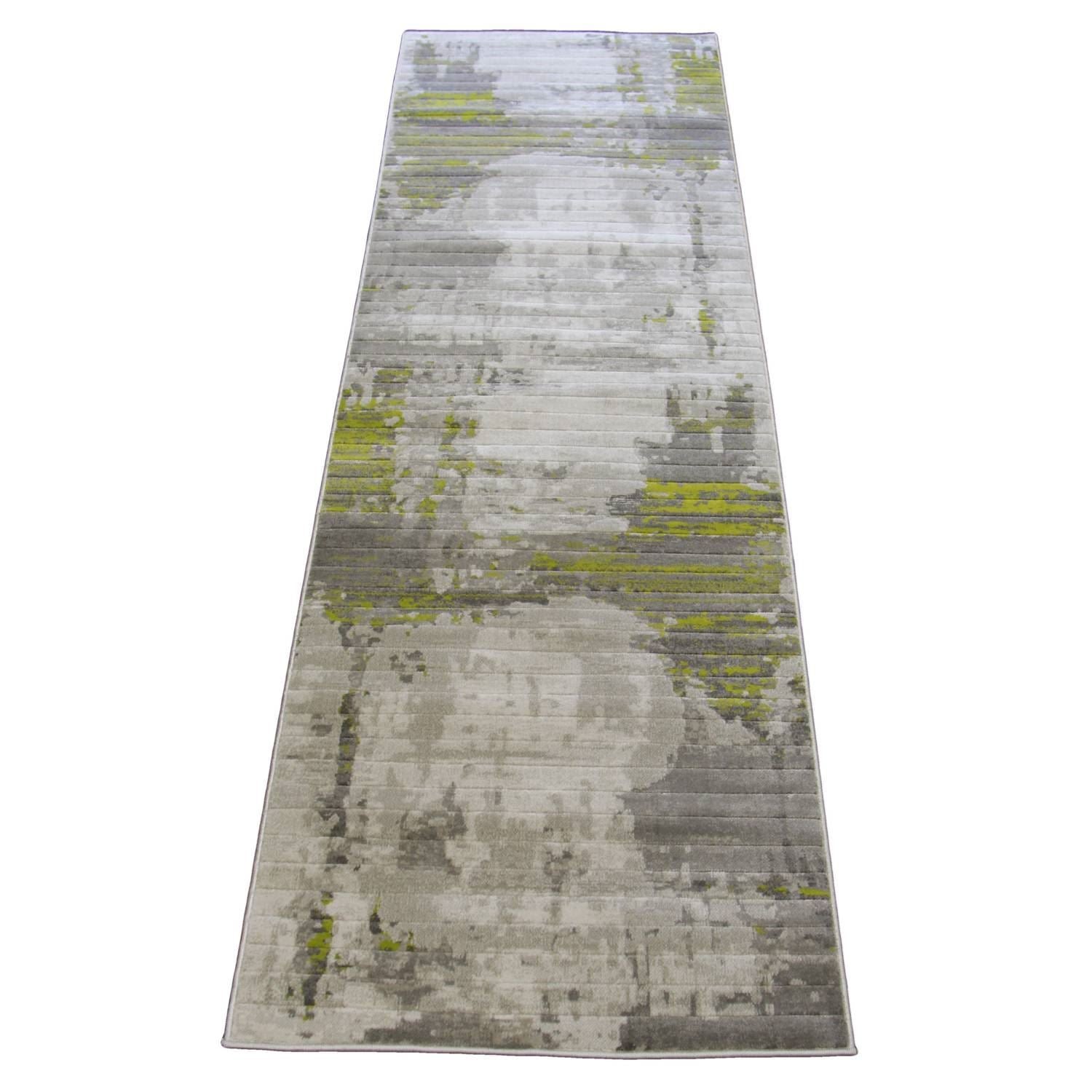Pacific Abstract Art Green Rug