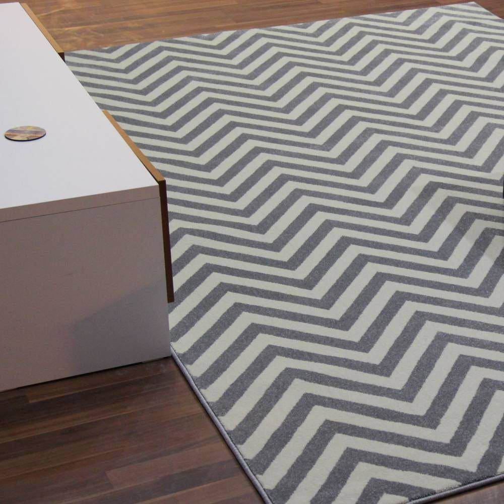 Chevron Gray Rug