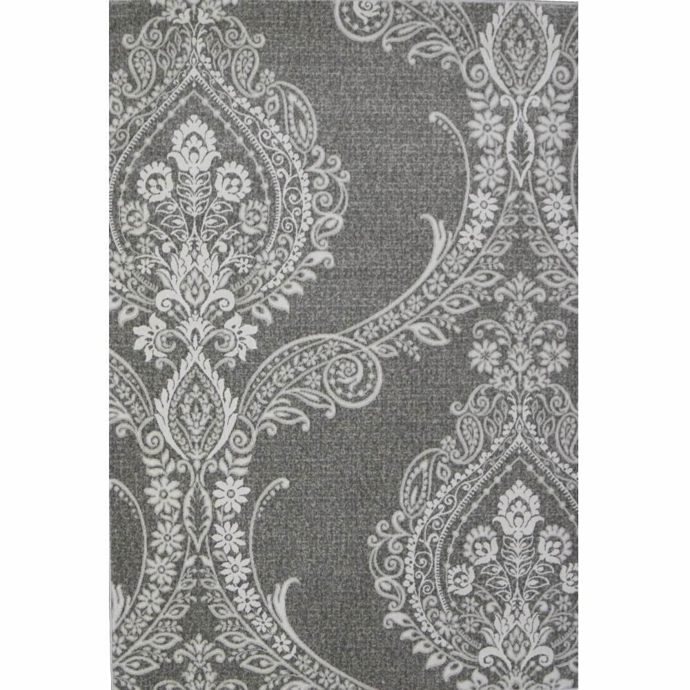 Pacific Damask Tone on Tone Gray Rug