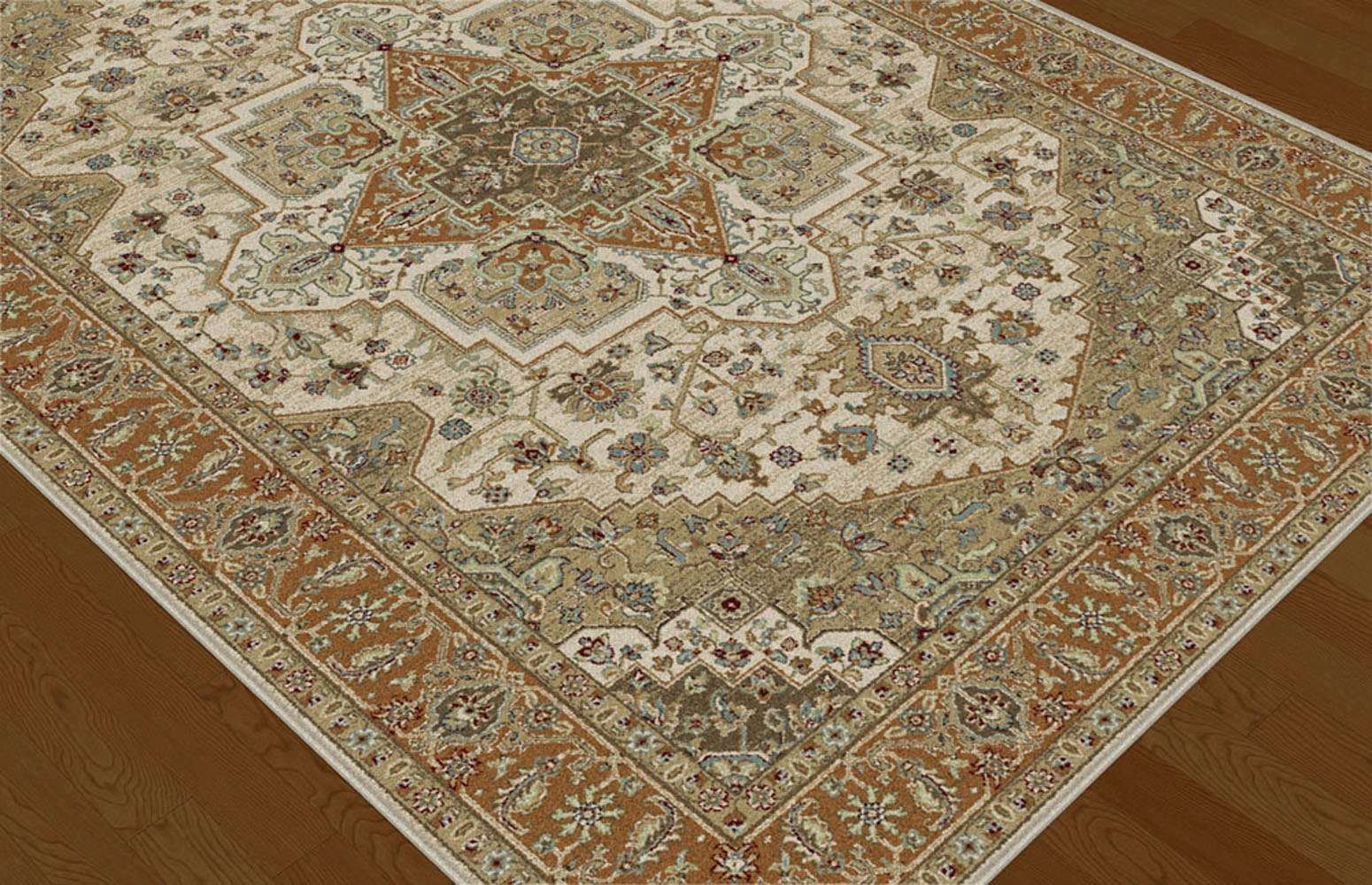 Serapi Persian Rug Orange