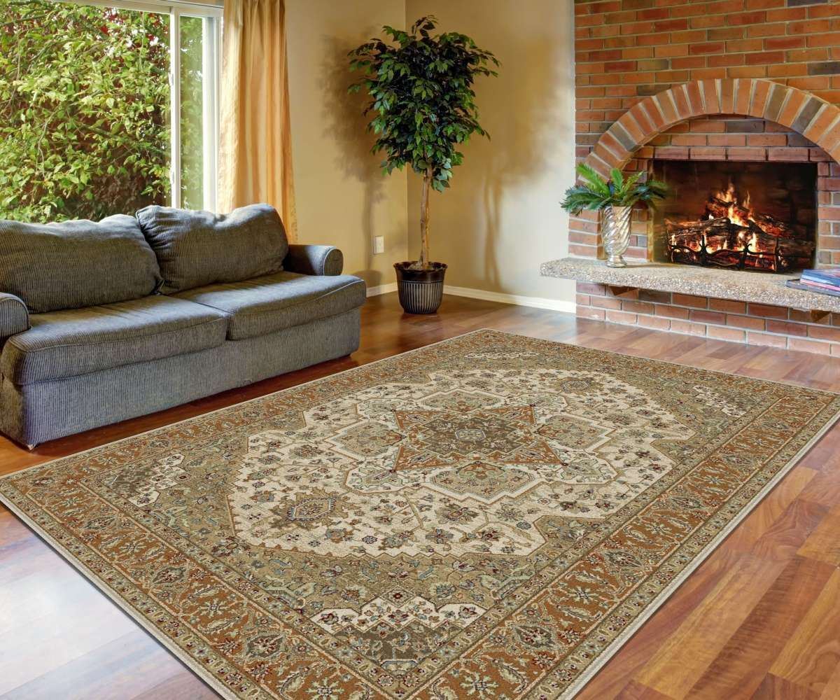 Serapi Persian Rug Orange