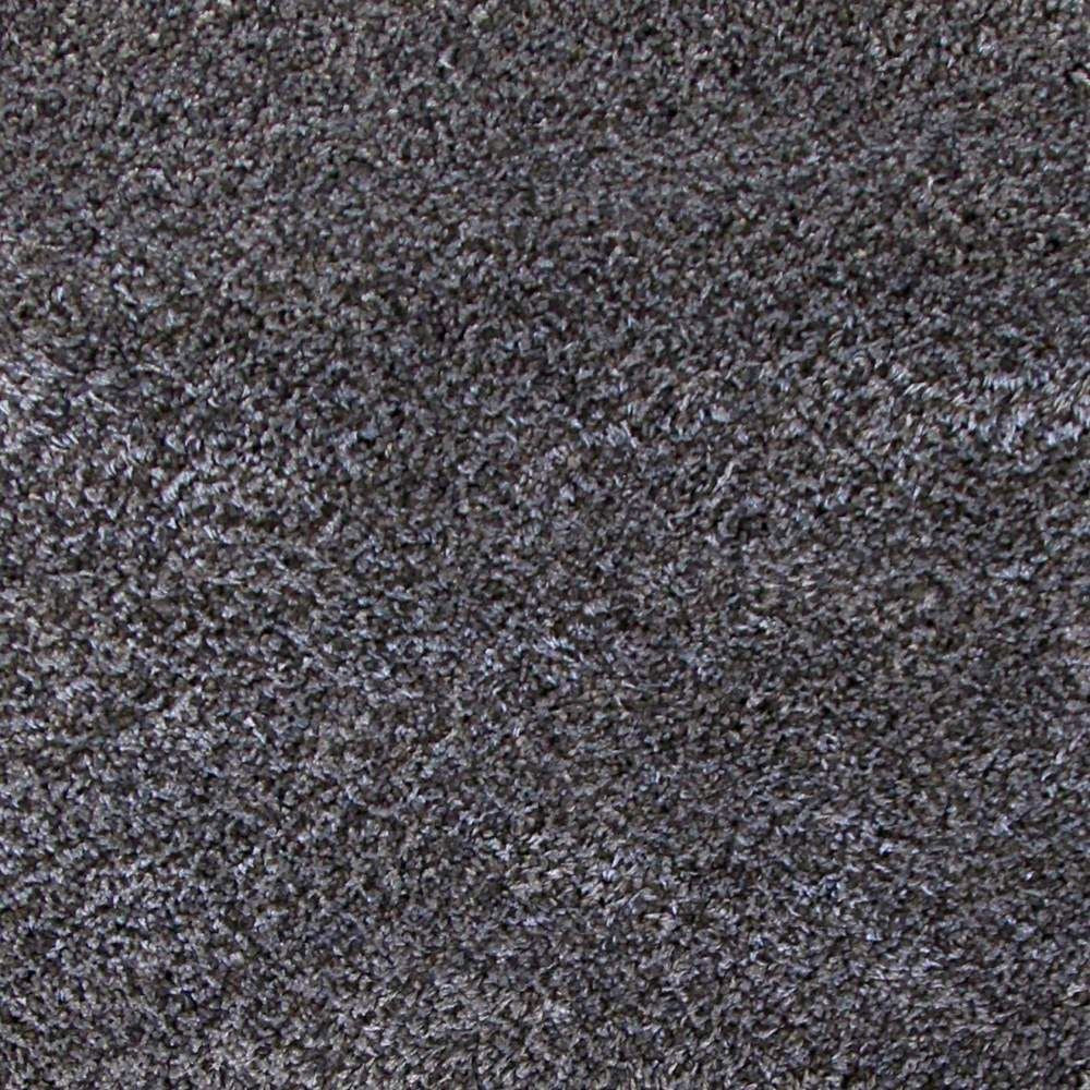 Shag Rug Dark Gray and Charcoal