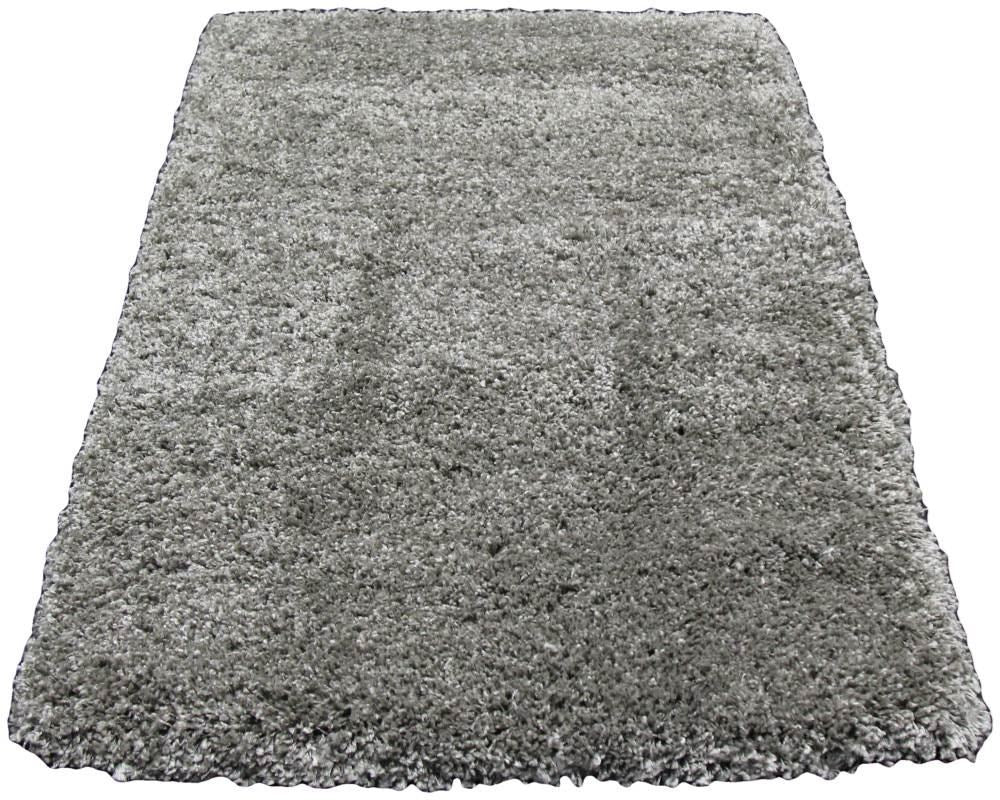 Shag Rug Solid Gray