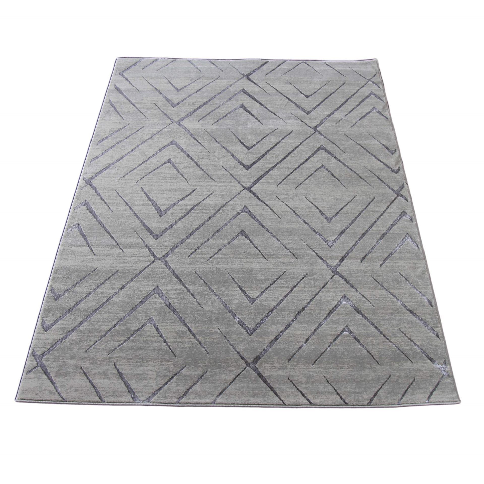 Shimmer Diamond Trellis Rug
