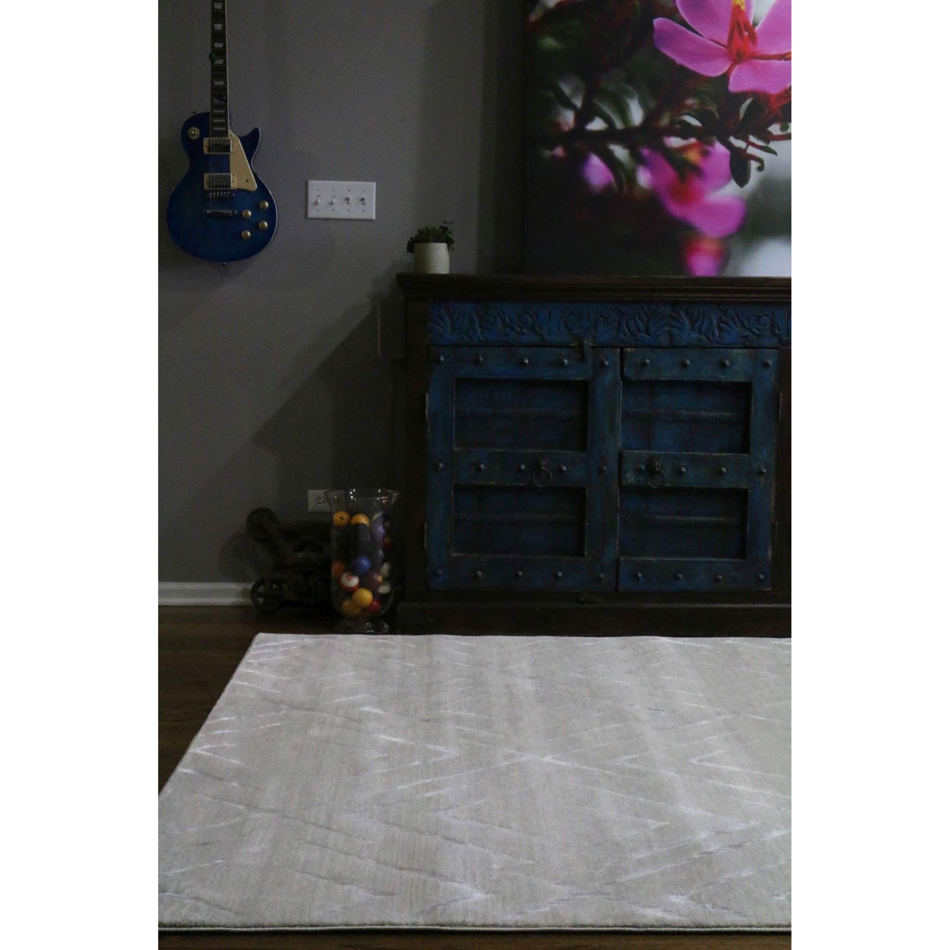 Shimmer Diamond Trellis Rug