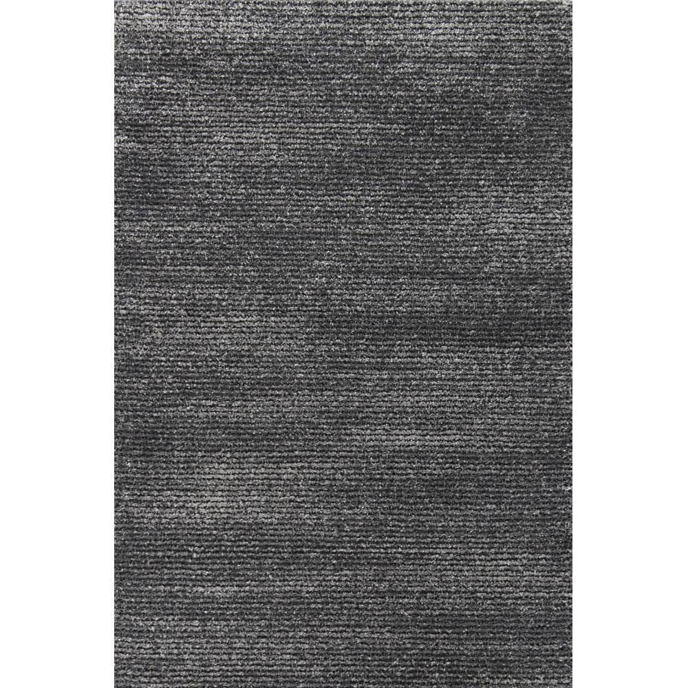 Subtle Striped Gray and Black Rug