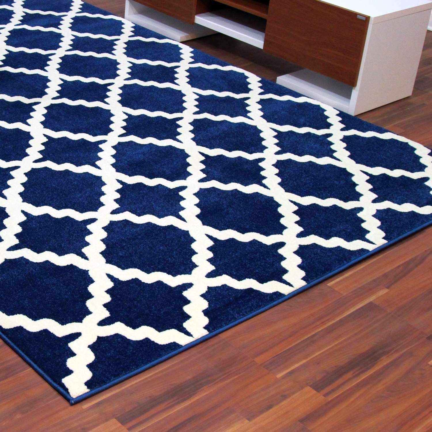 Trellis Blue Rug