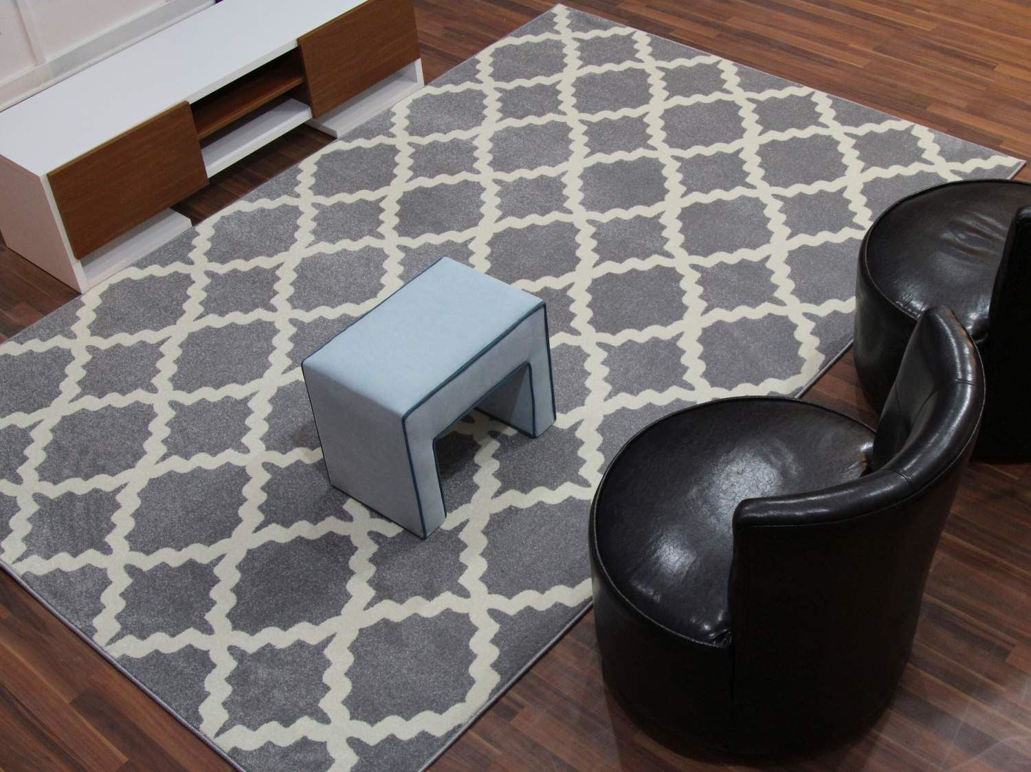 Trellis Gray Rug