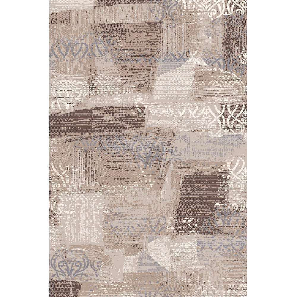 Versatile Faded Brown & Blue Rug