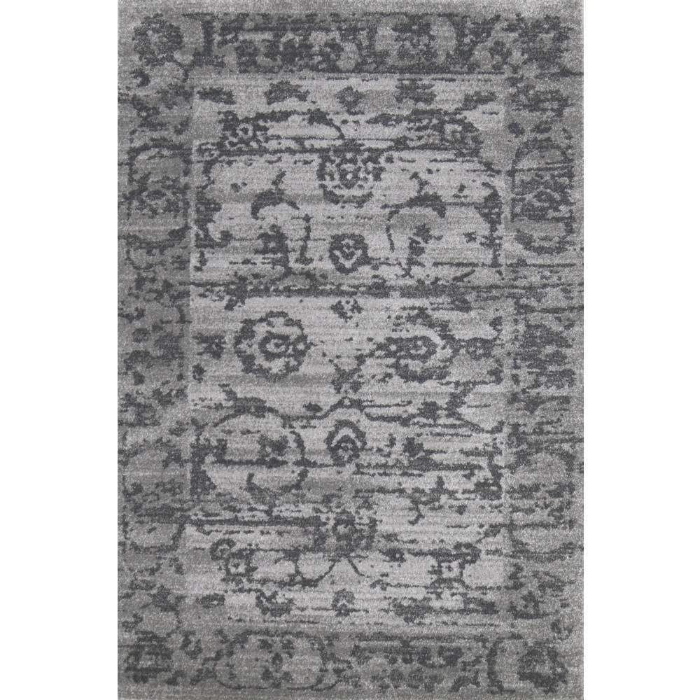 Vintage and Faded Look Gray Rug