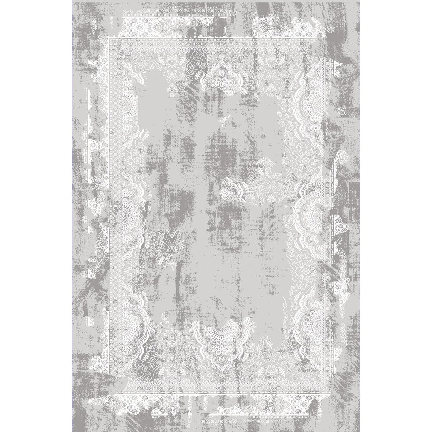 Davinci Shimmer Border Distressed Rug