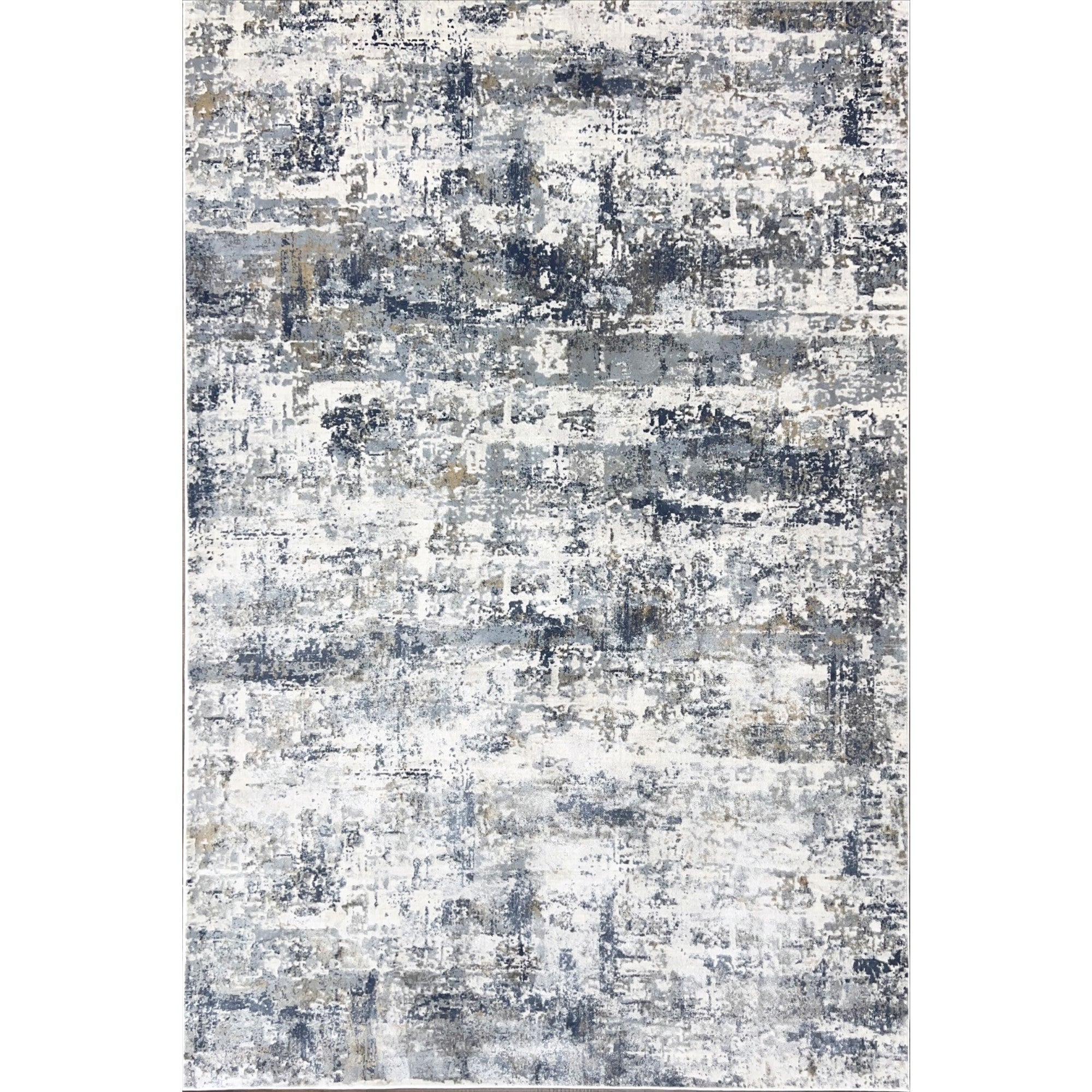 Exquisite Gray, Blue Abstract Rug