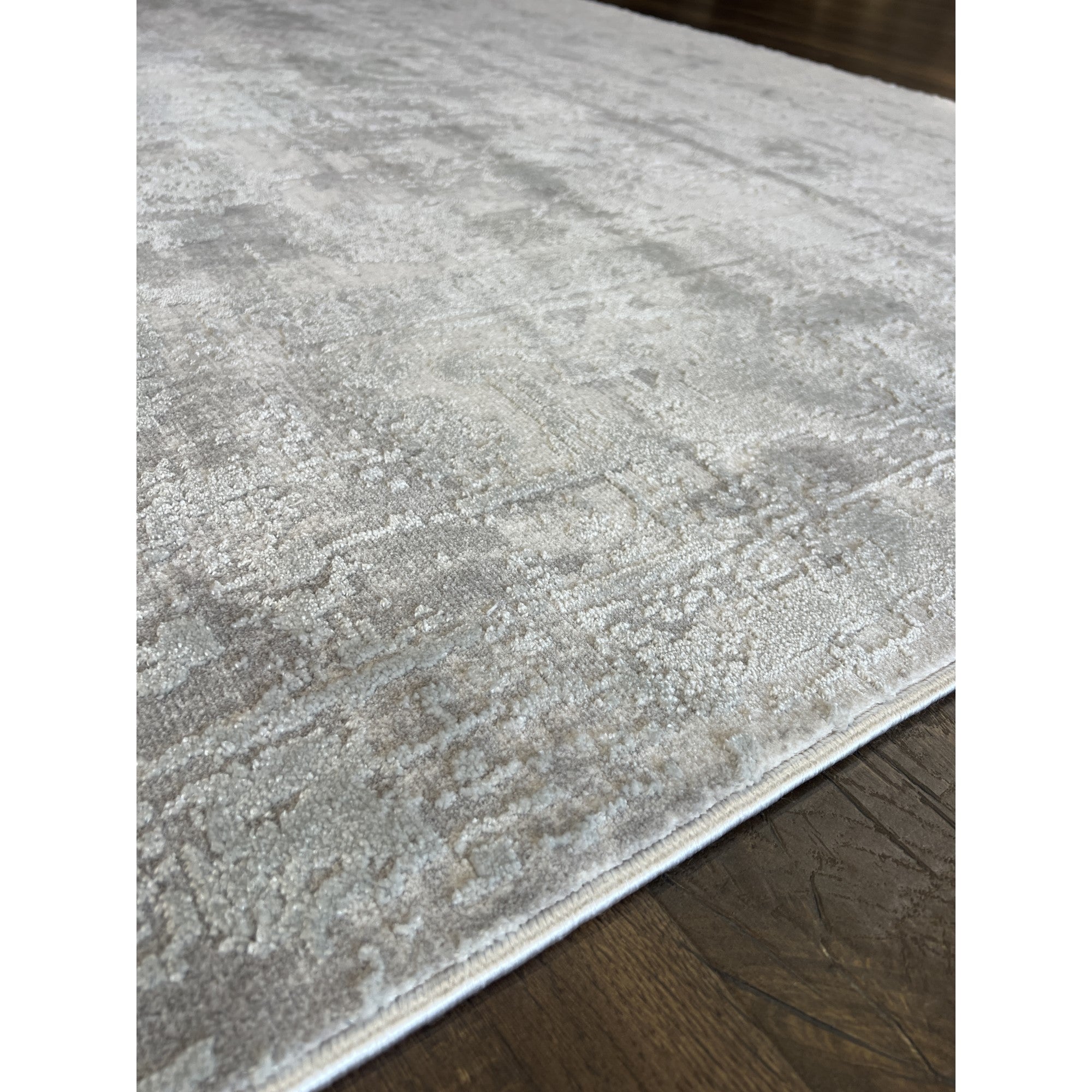 Exquisite Silver, Gray Oushak Rug