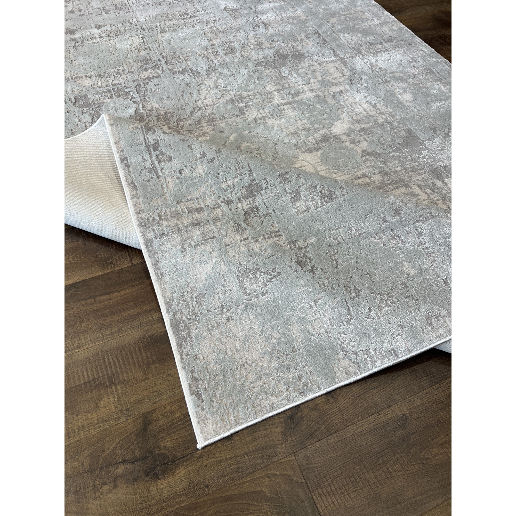 Exquisite Silver, Gray Oushak Rug
