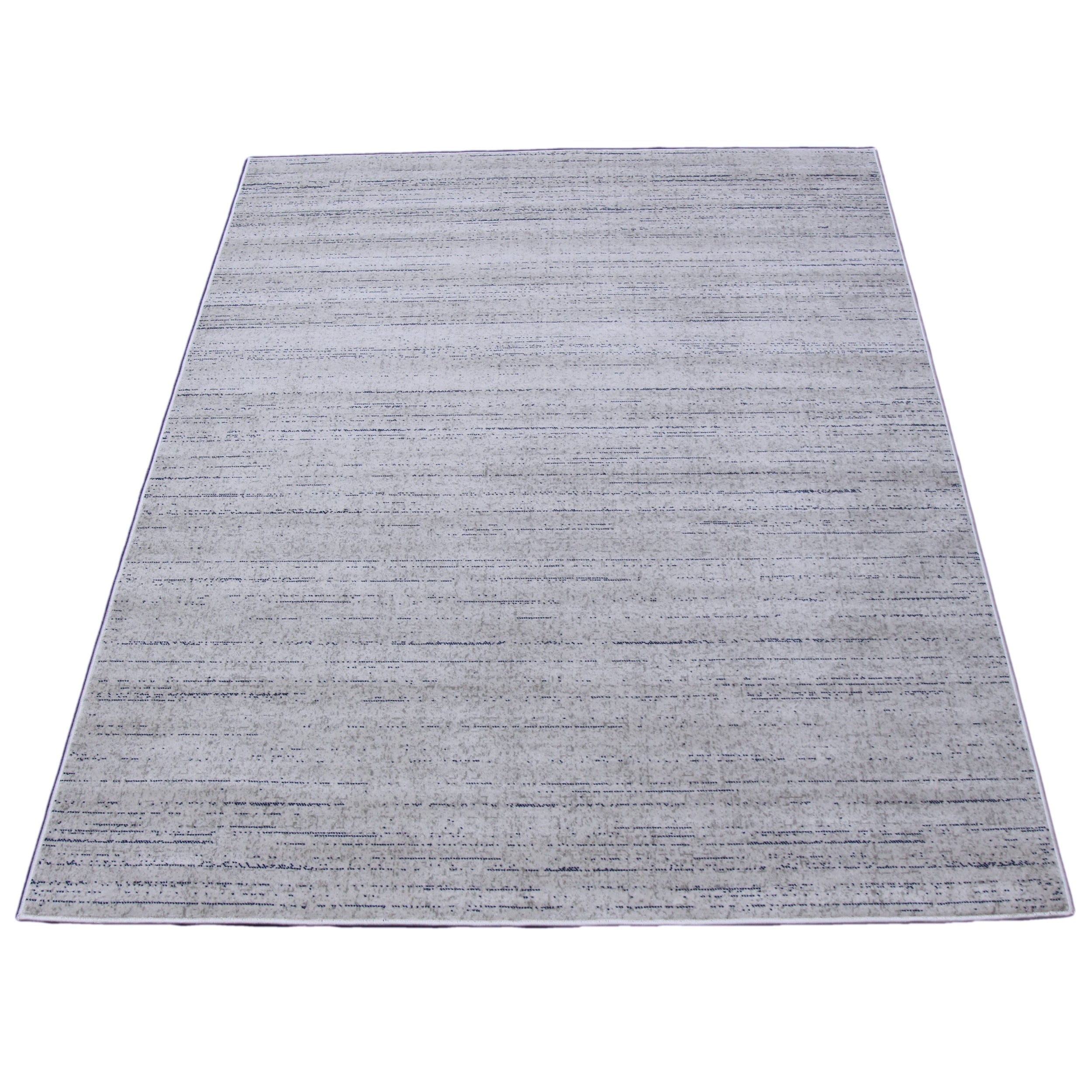 Pacific Blue Dotted Stripes Rug