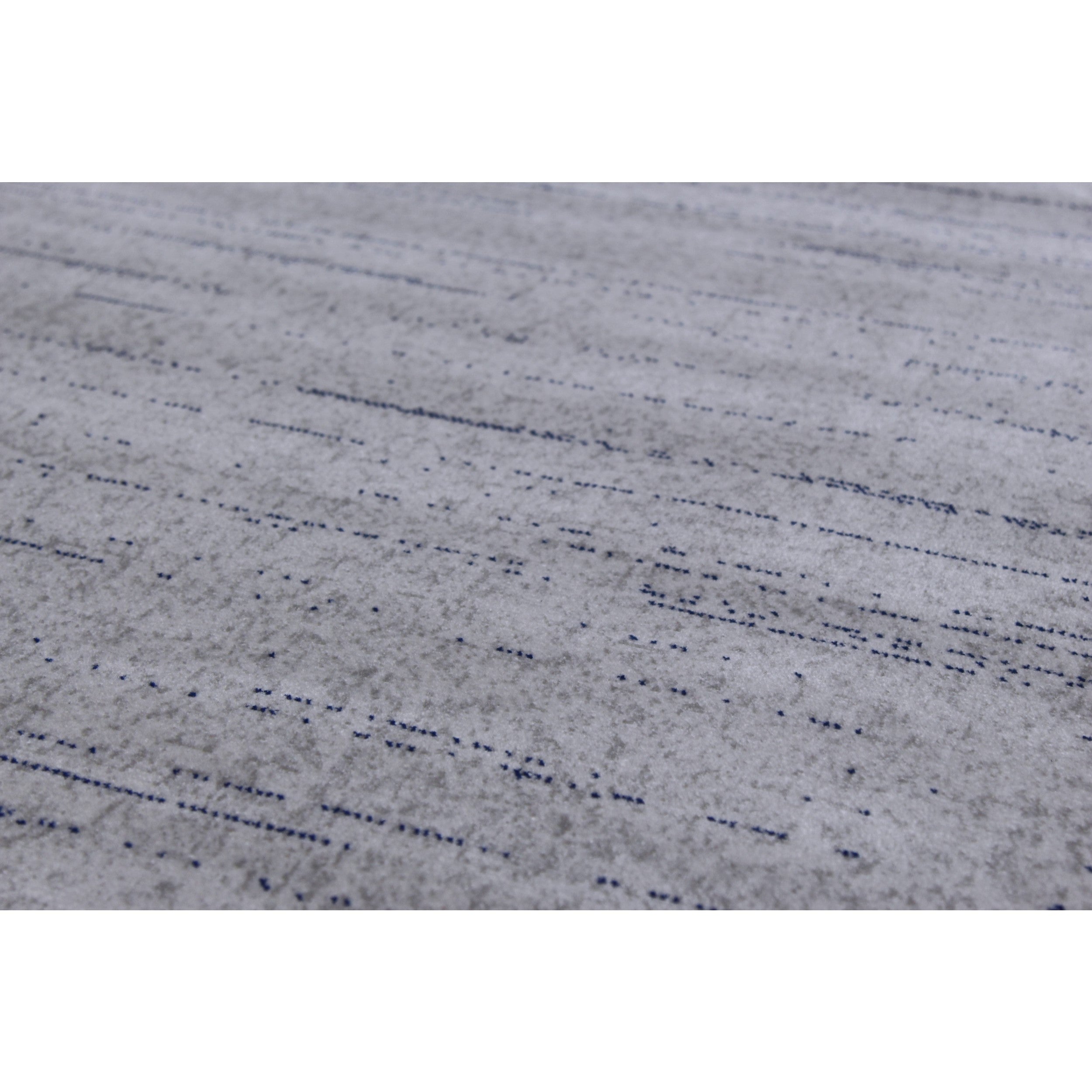 Pacific Blue Dotted Stripes Rug