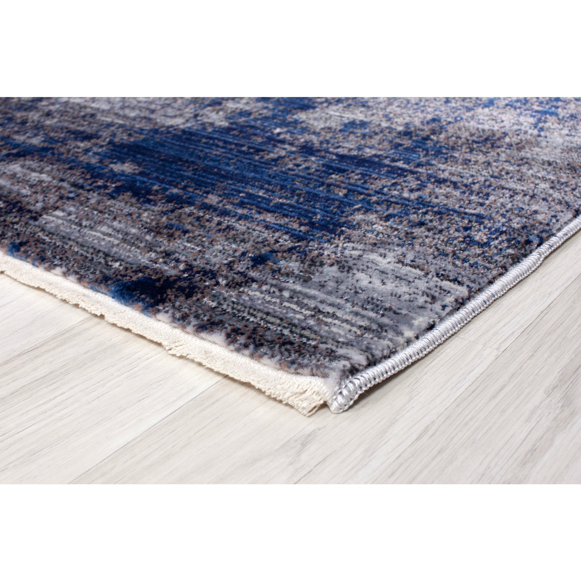 Picasso Blue Grunge Abstract Rug