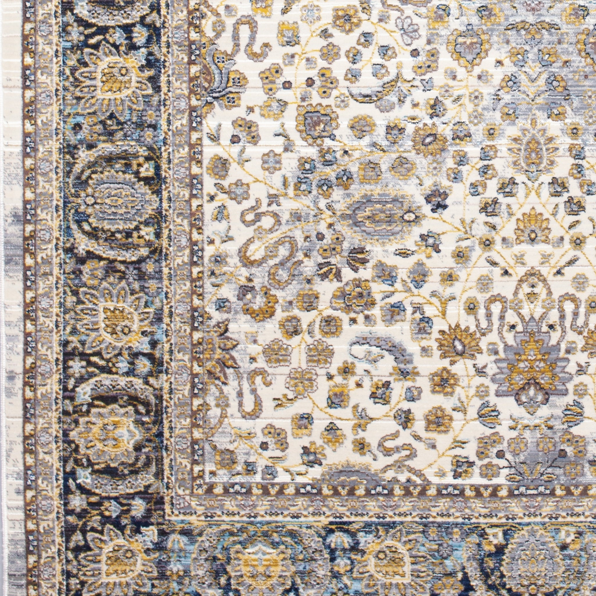 Picasso Vintage Cream Gold Oushak Rug