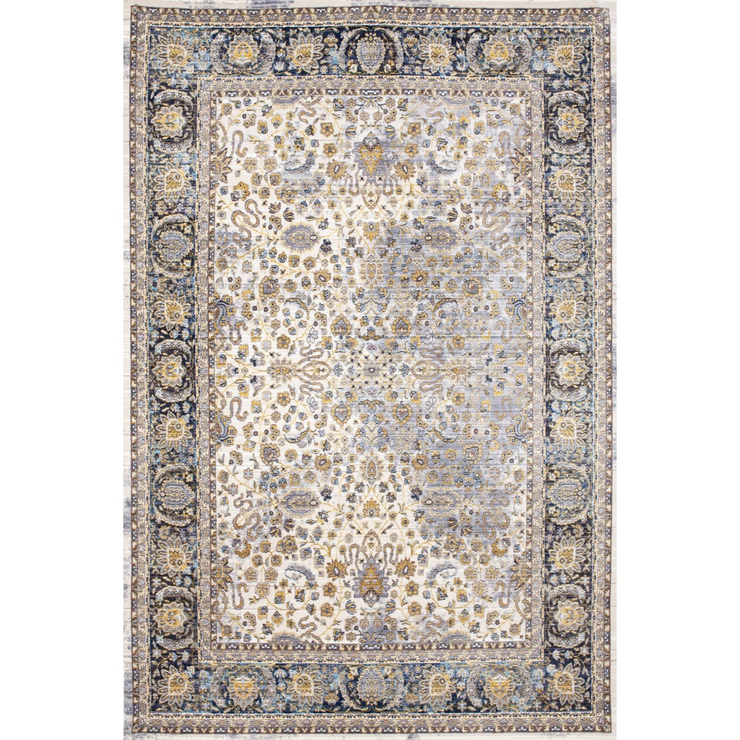 Picasso Vintage Cream Gold Oushak Rug