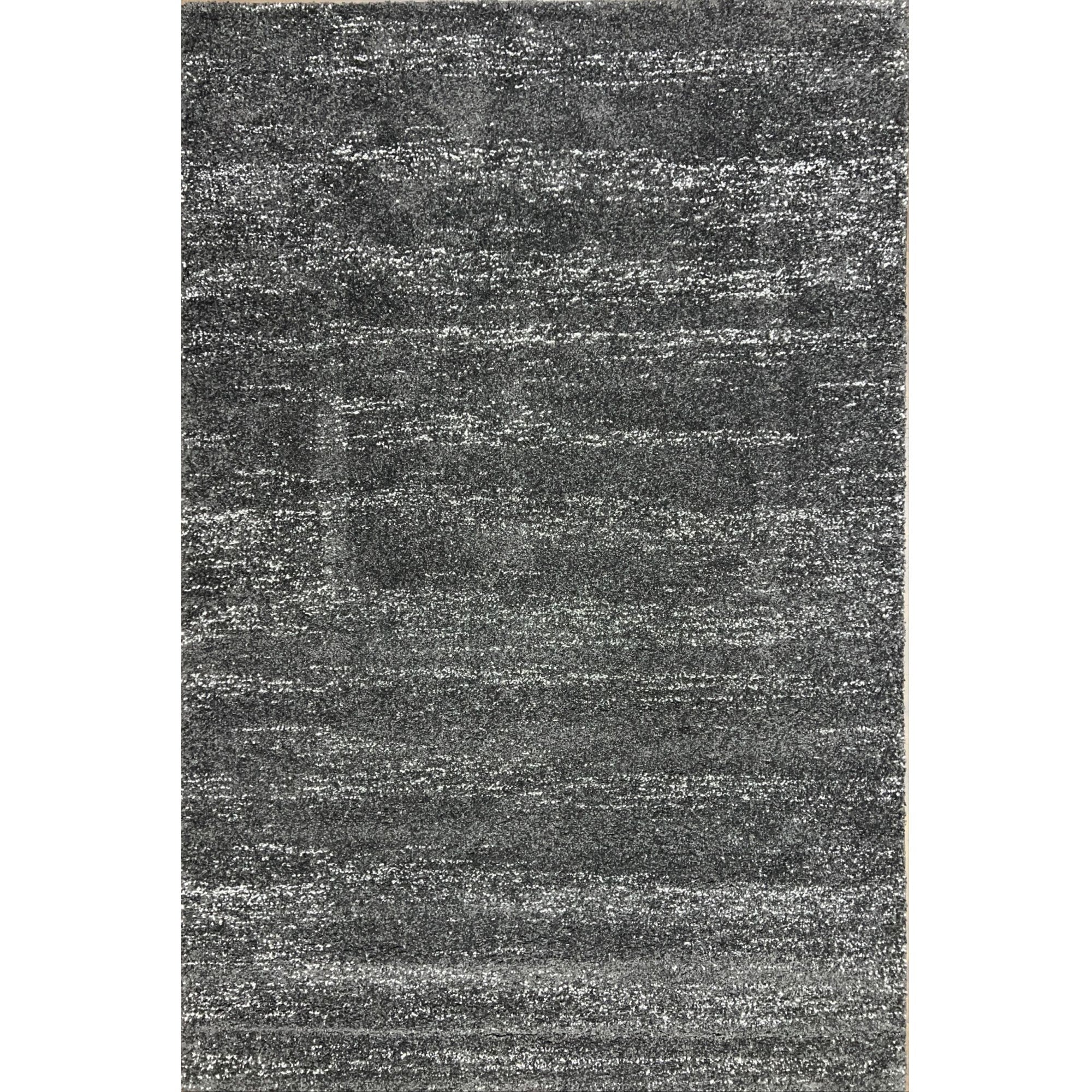 Plush 1-Inch Ultra-Thick, High-Density Luxury Rug in Charcoal Gray