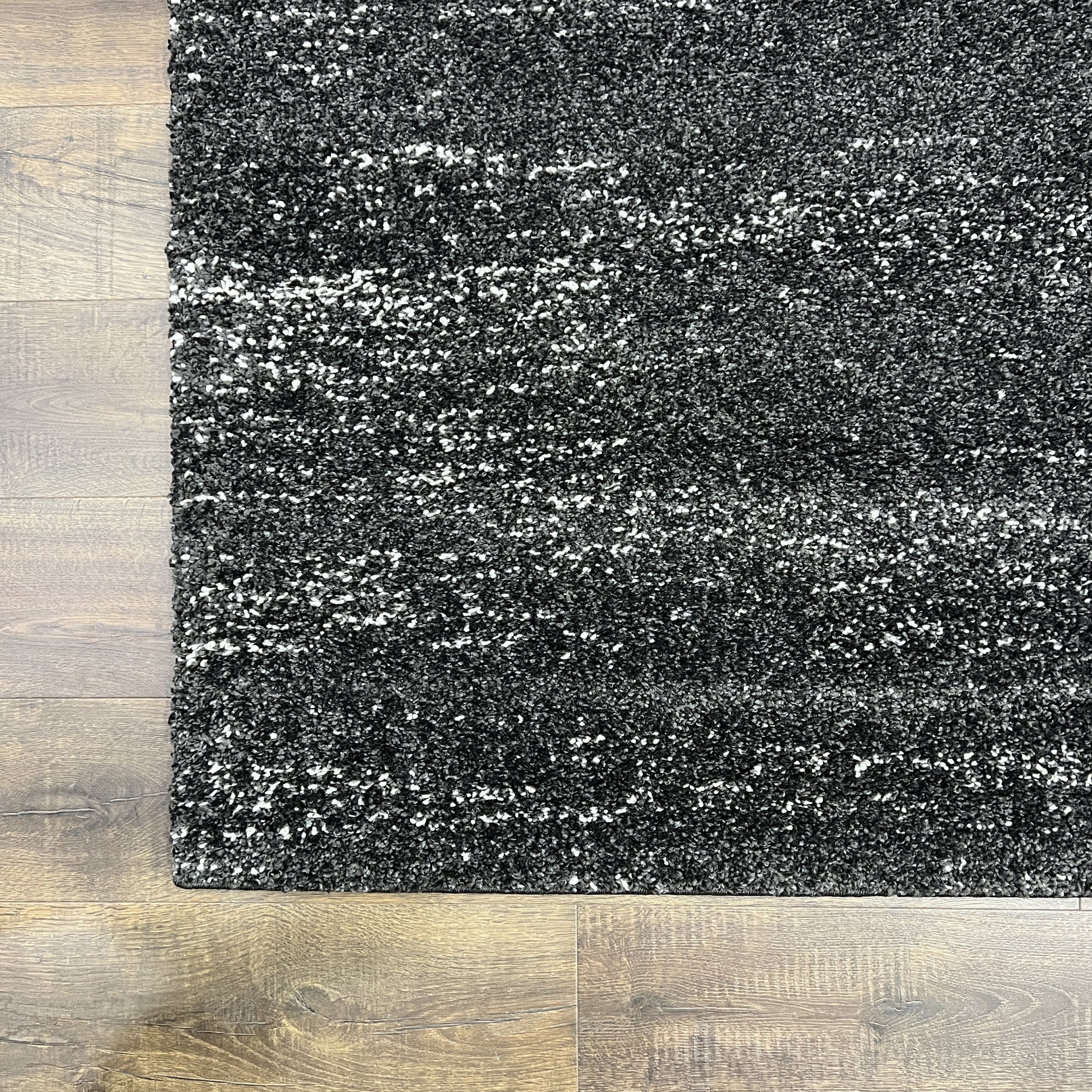 Plush 1-Inch Ultra-Thick, High-Density Luxury Rug in Charcoal Gray