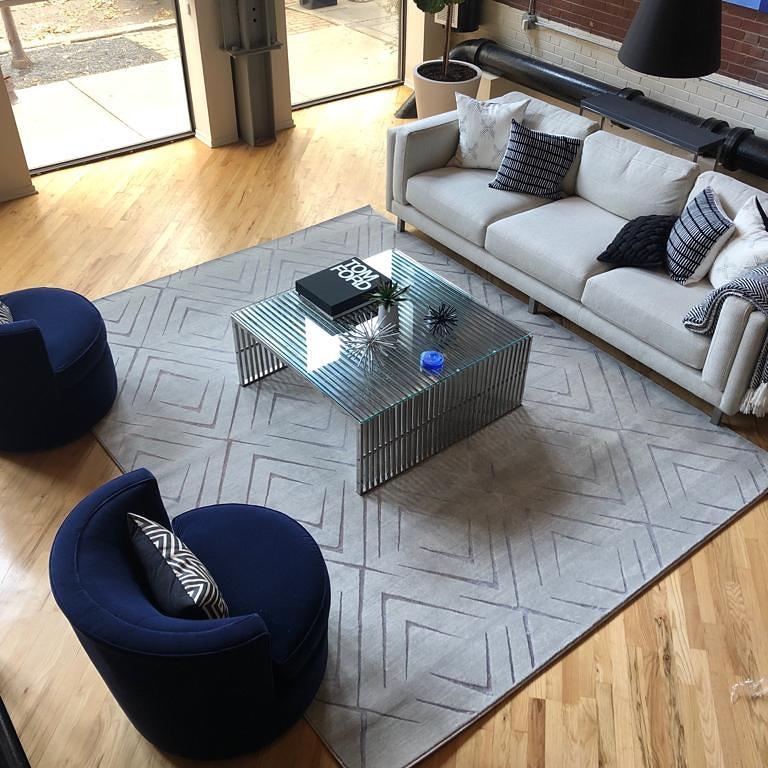 Shimmer Diamond Trellis Rug