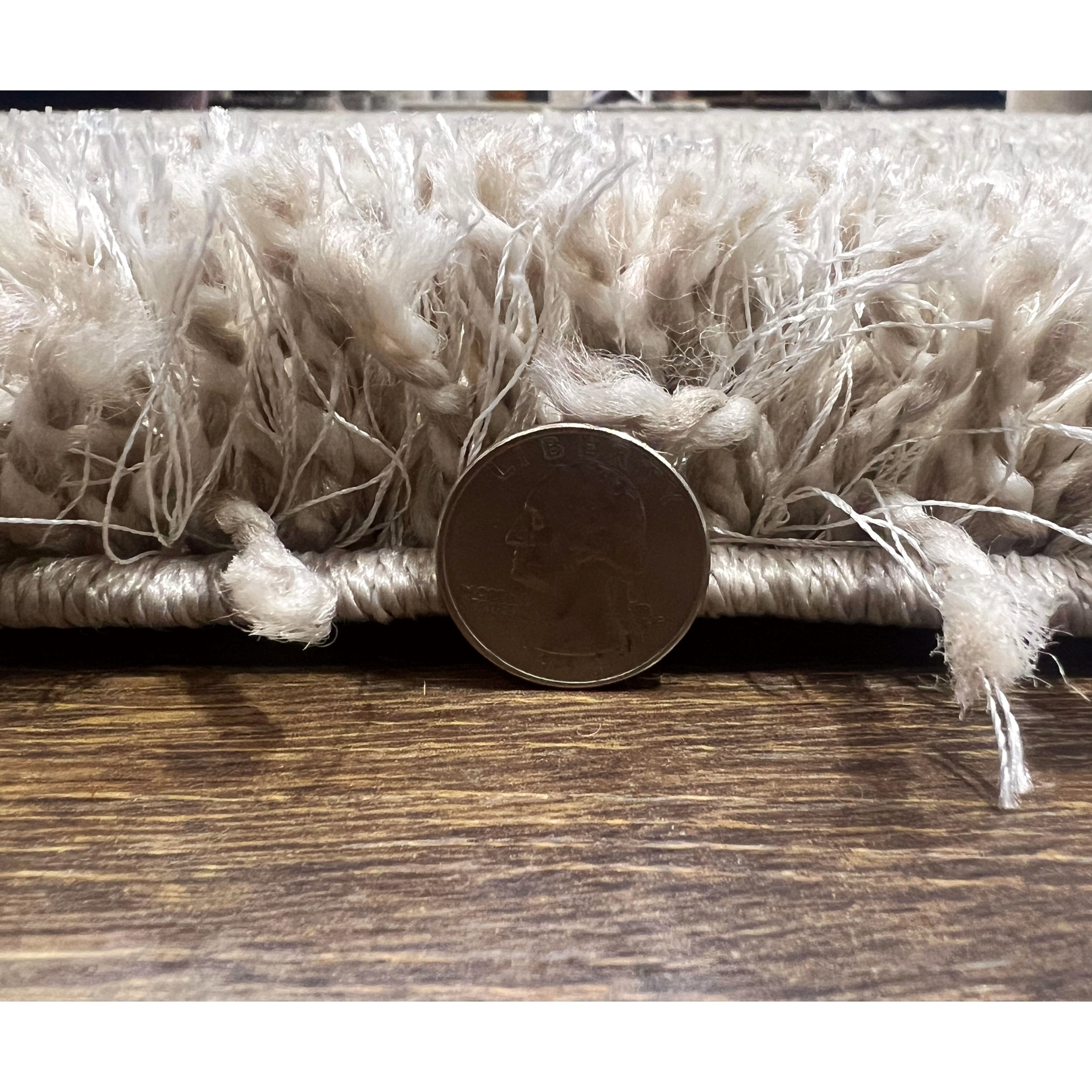 Supershine Ultra Soft Beige Shag Rug