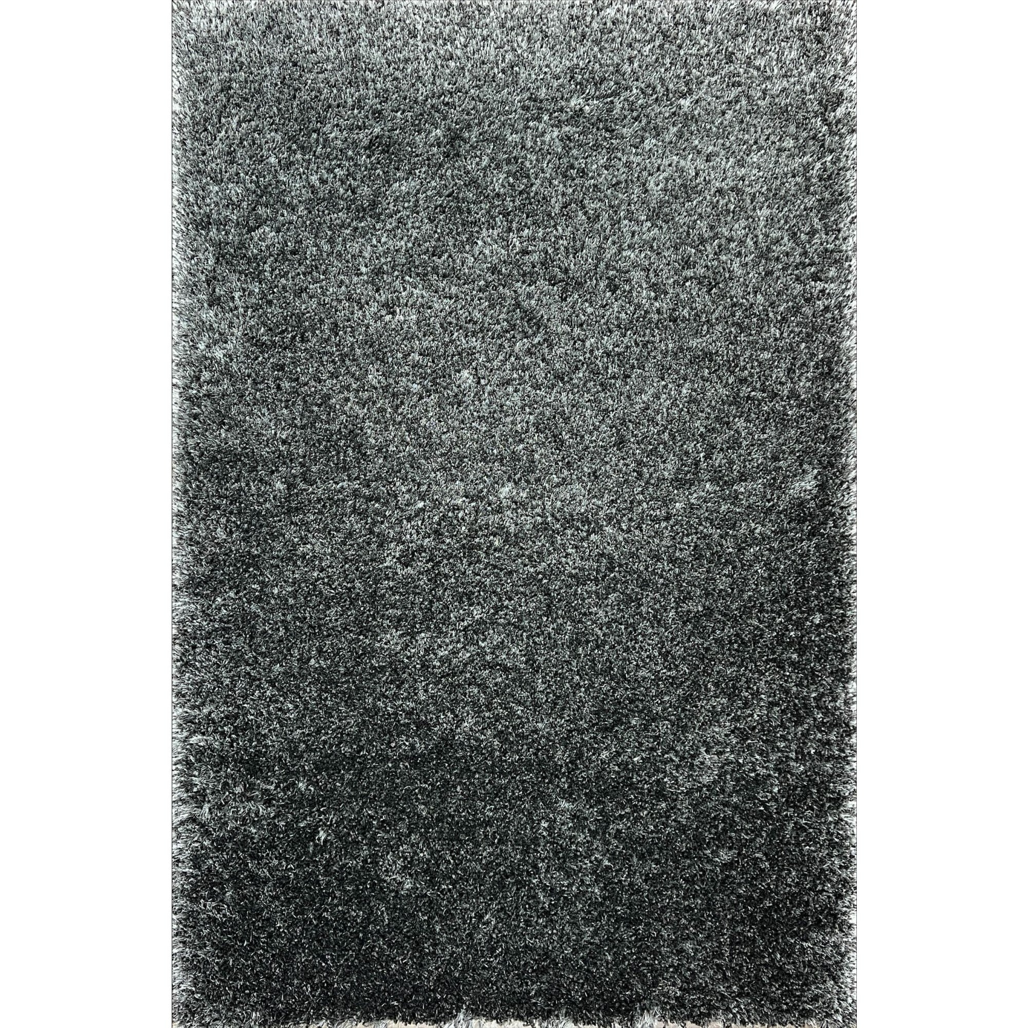 Supershine Ultra Soft Charcoal Dark Gray Shag Rug