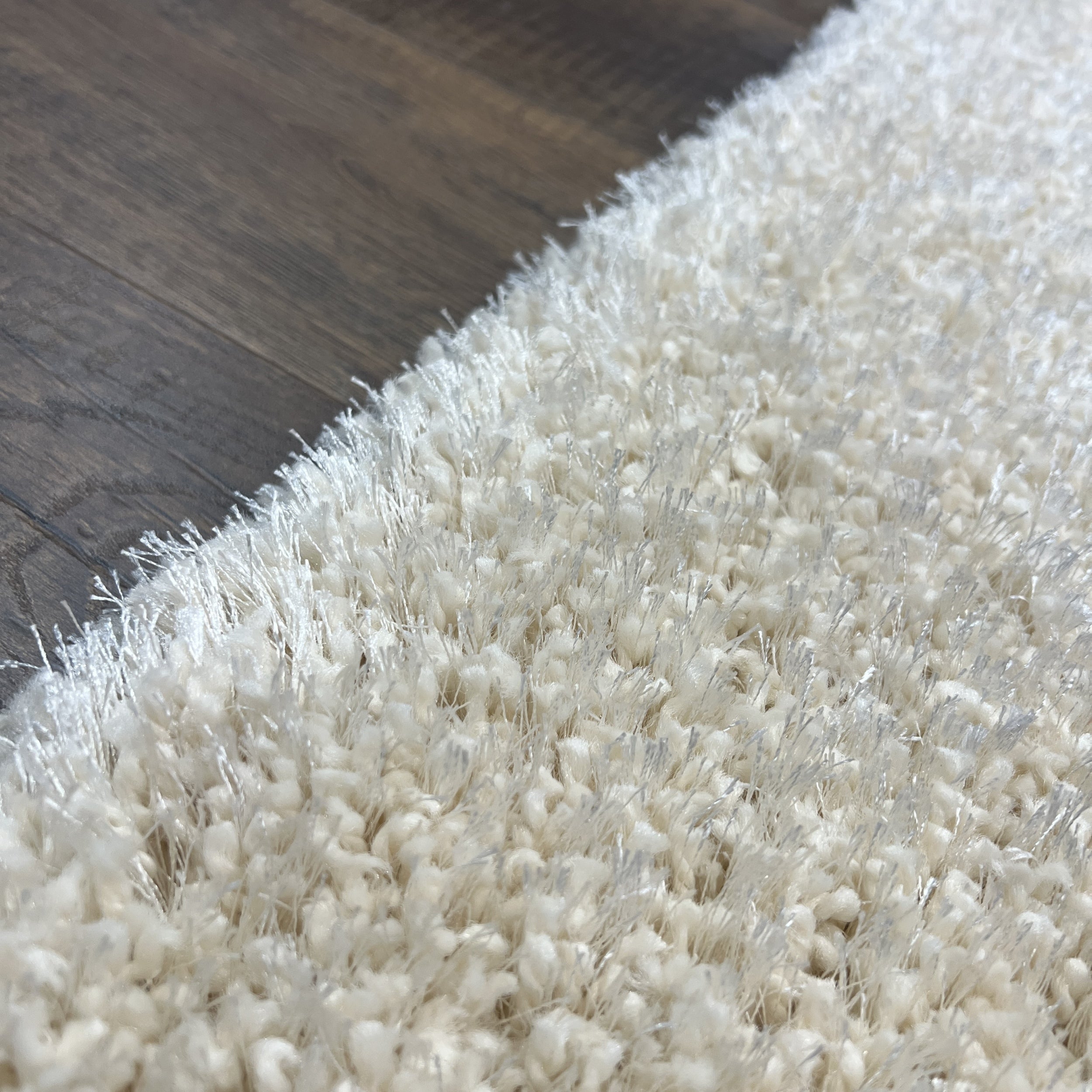Supershine Ultra Soft Ivory Off-White Shag Rug