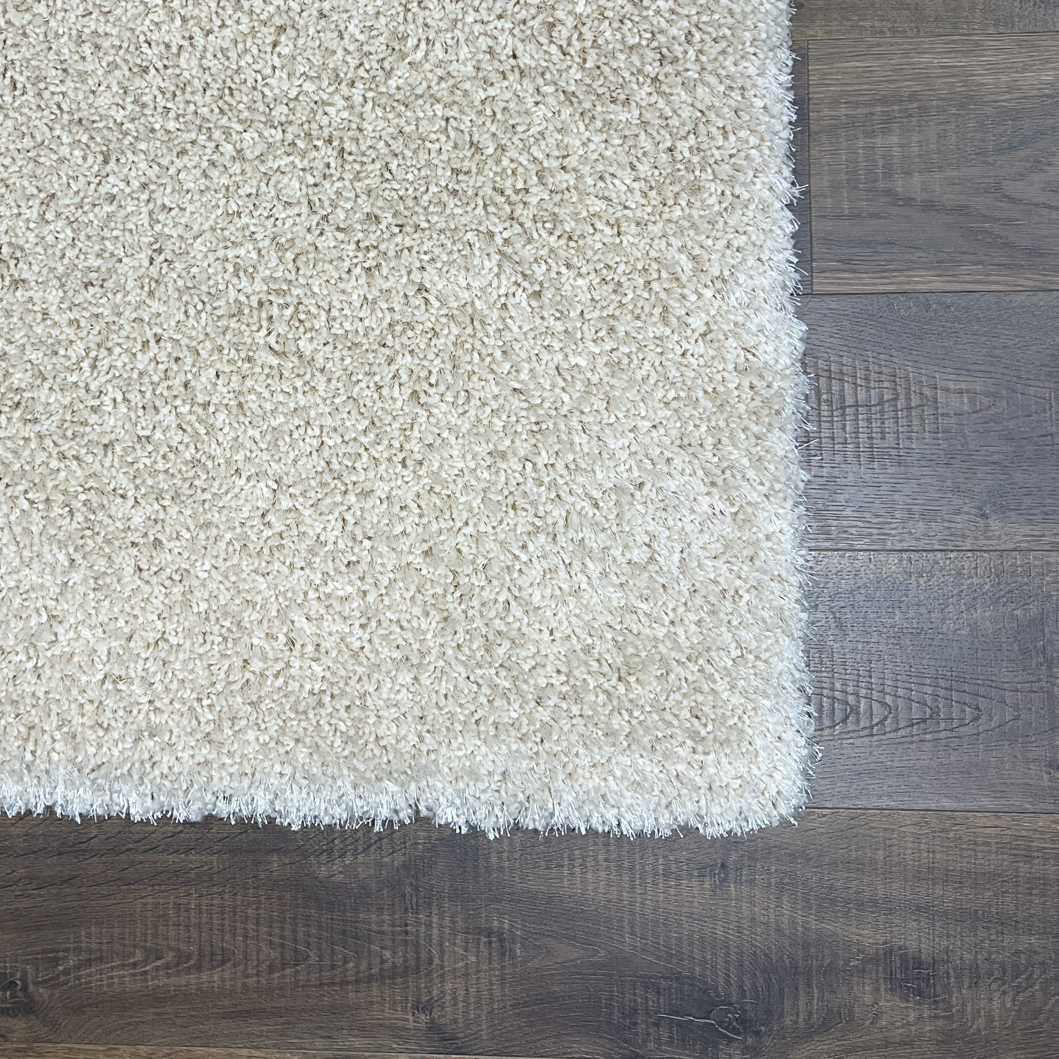Supershine Ultra Soft Ivory Off-White Shag Rug